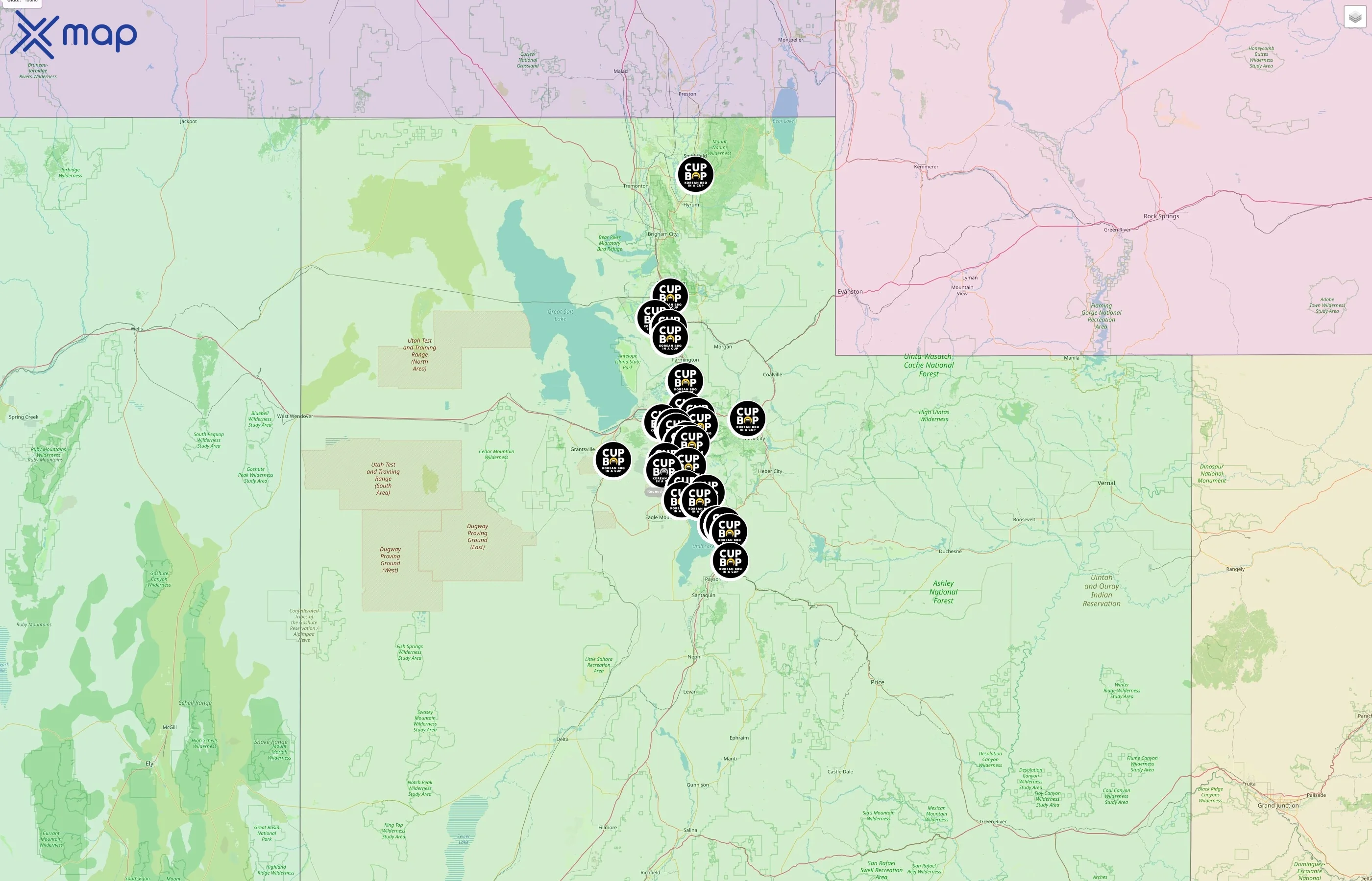Cupbop street hotspots