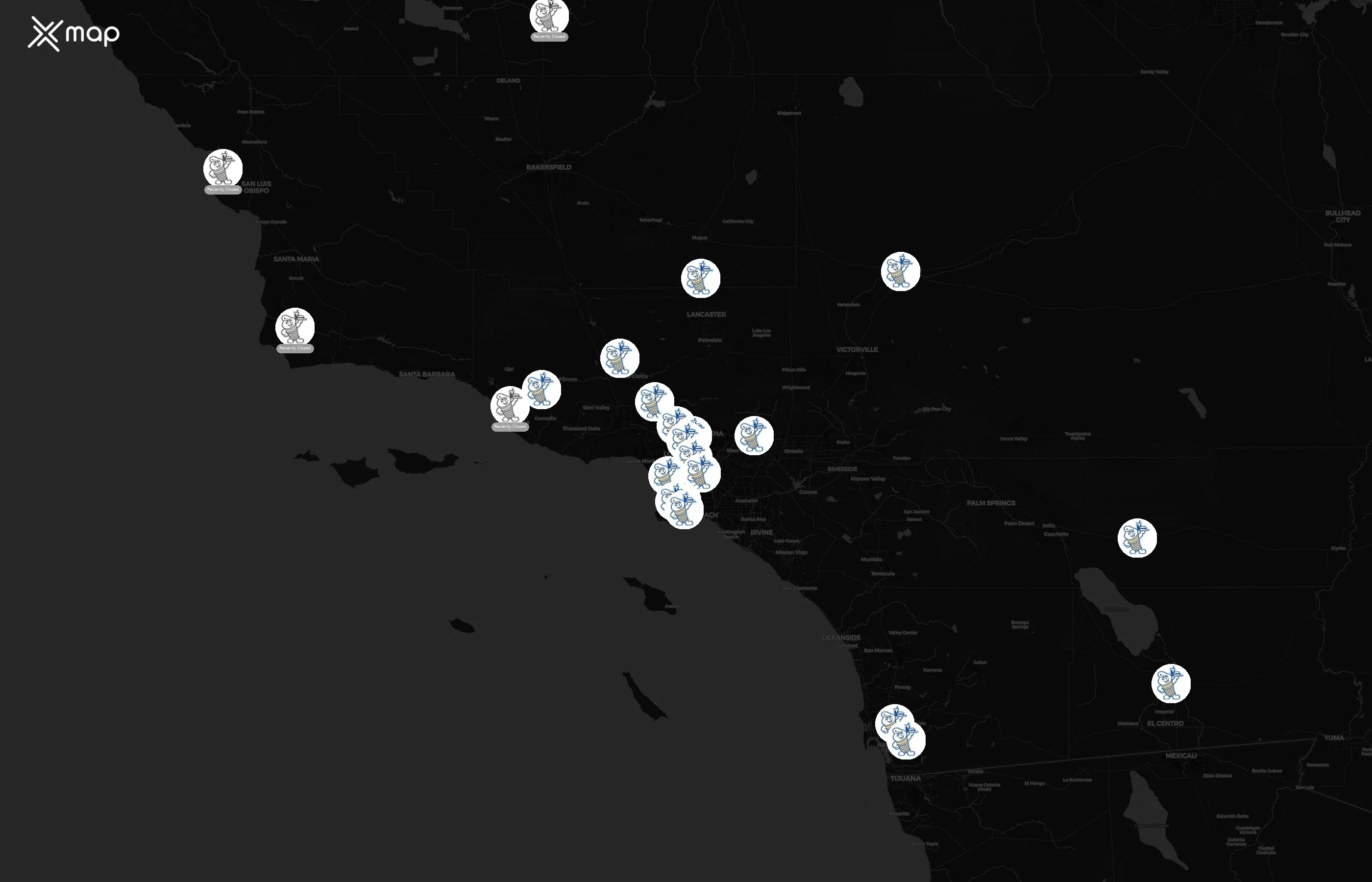 Fosters Freeze city distribution