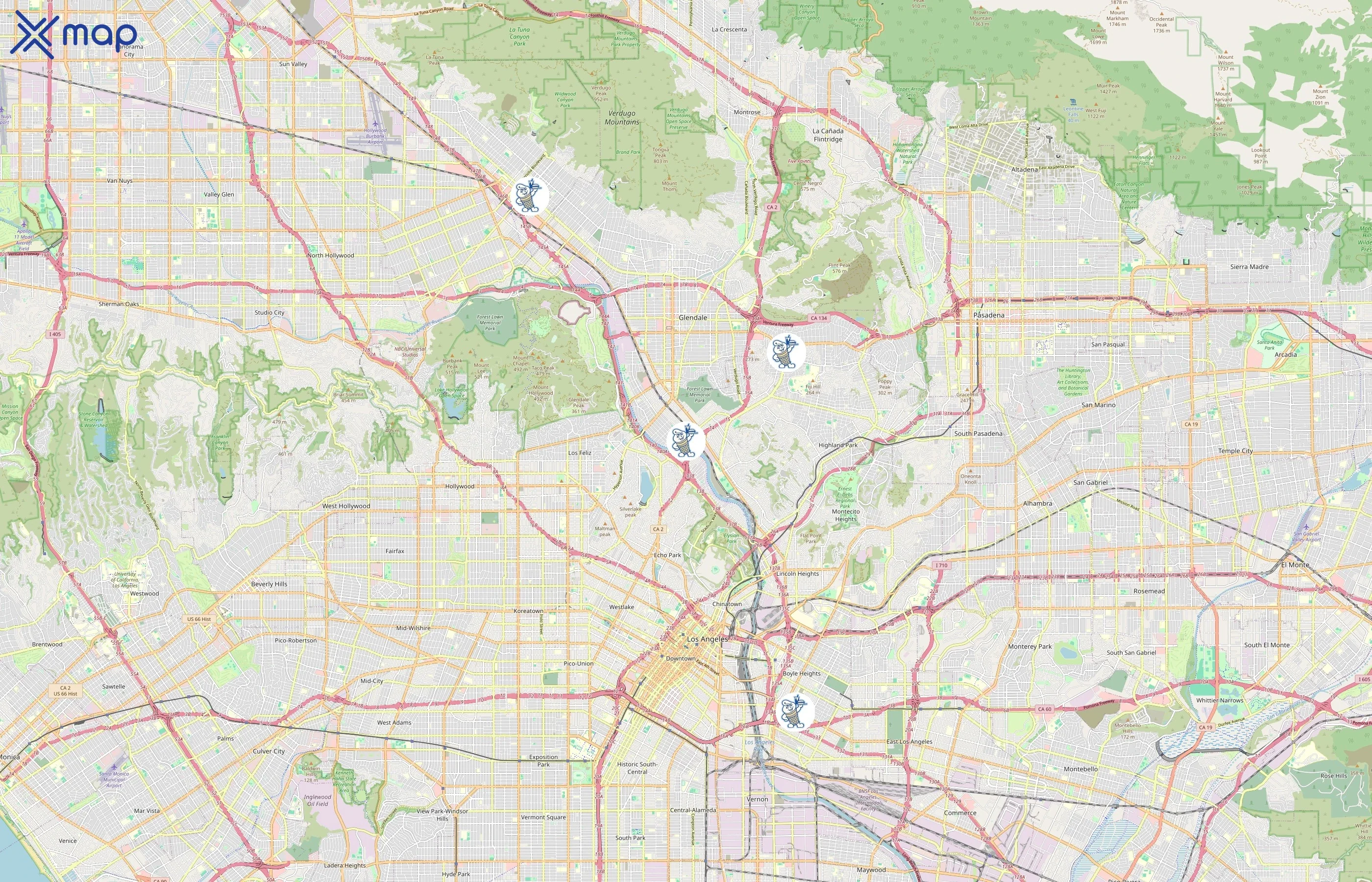 Fosters Freeze area coverage