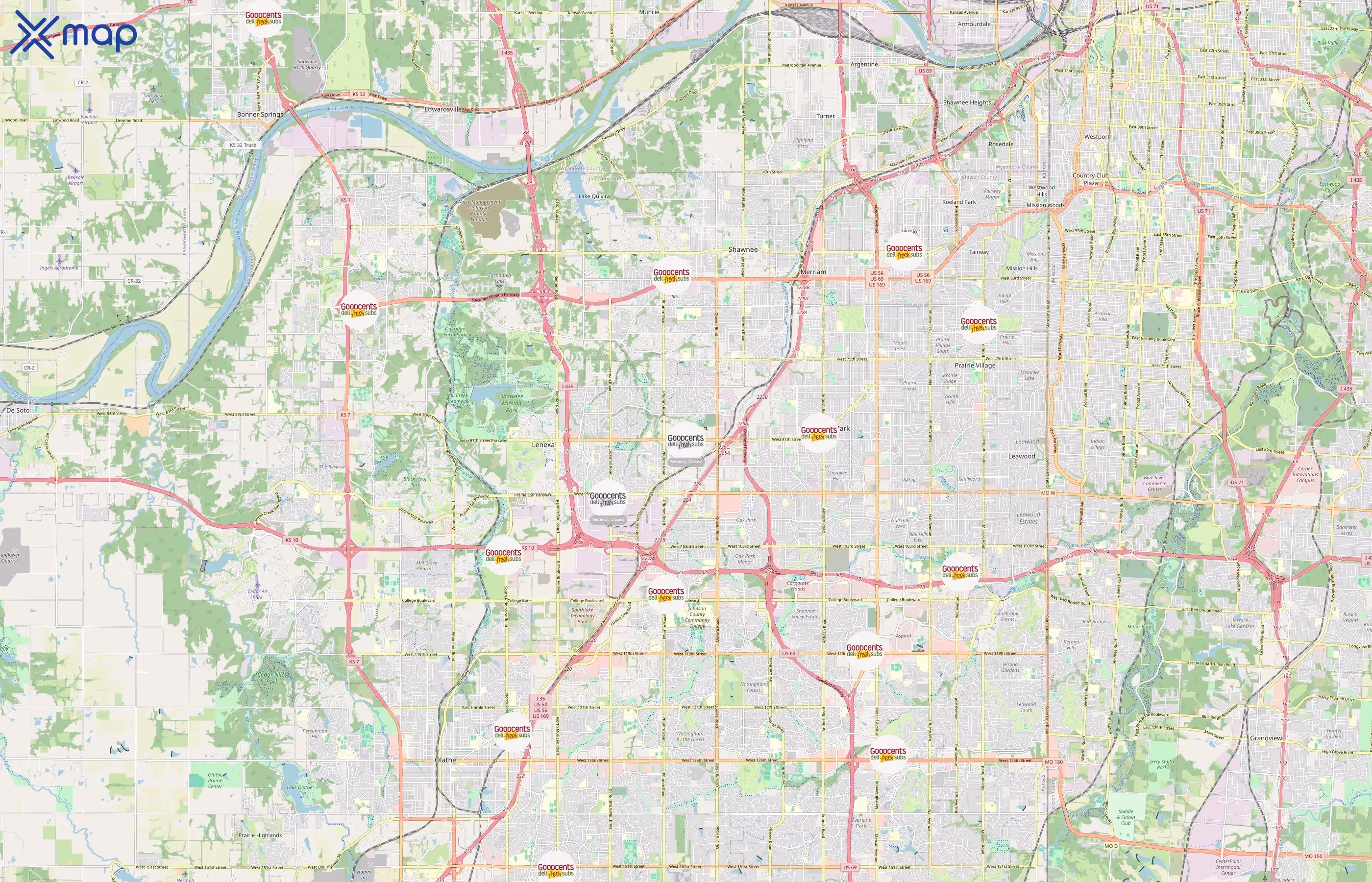 Goodcents area coverage