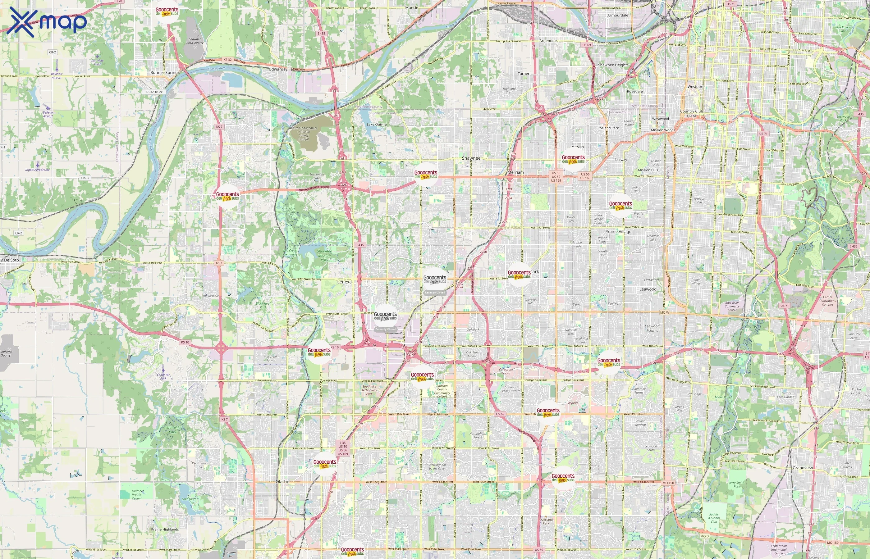 Goodcents area coverage