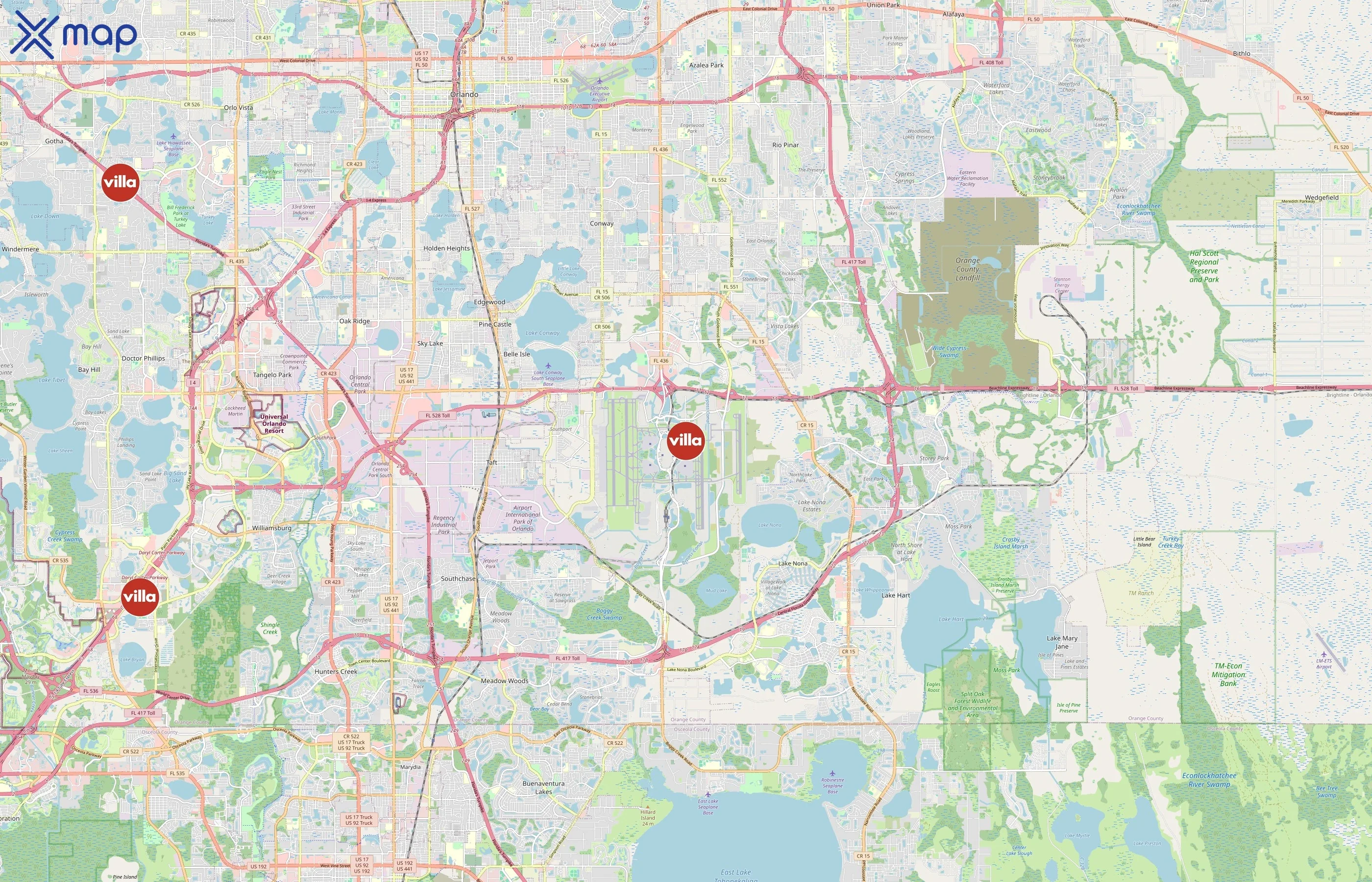 Villa Italian Kitchen area coverage