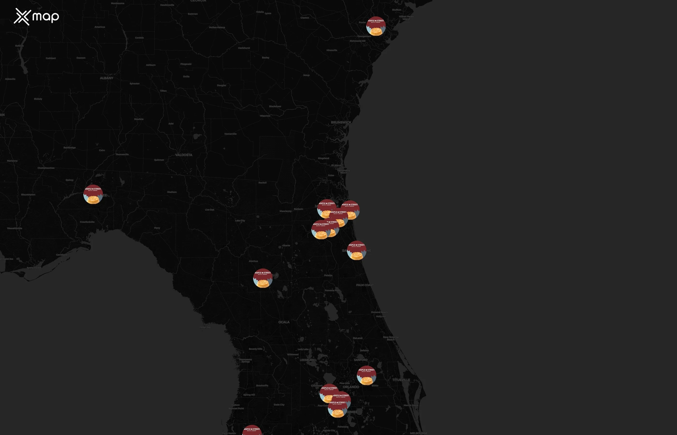 Maple Street Biscuit Company city distribution