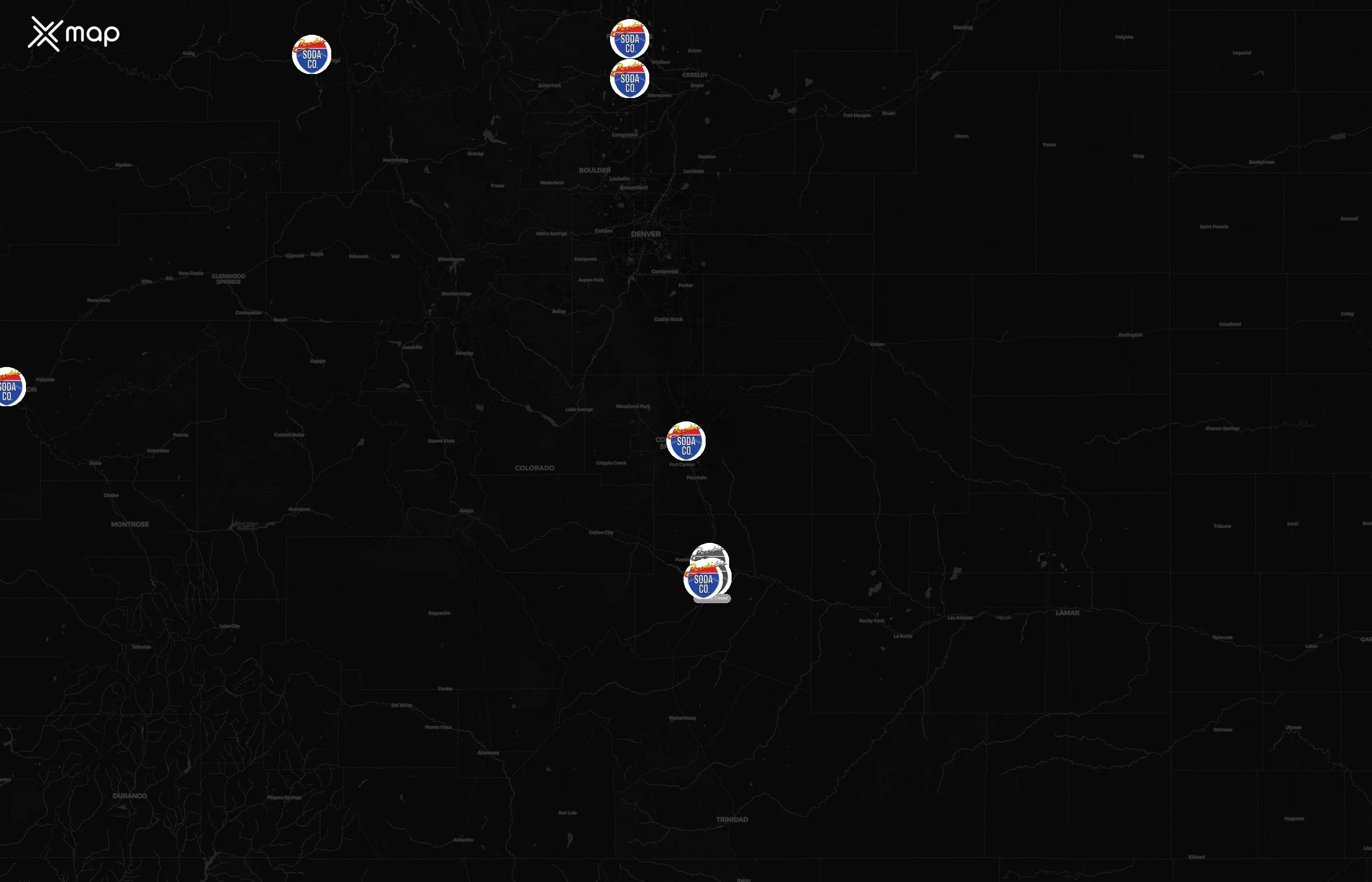 Exotic Soda Co. city distribution