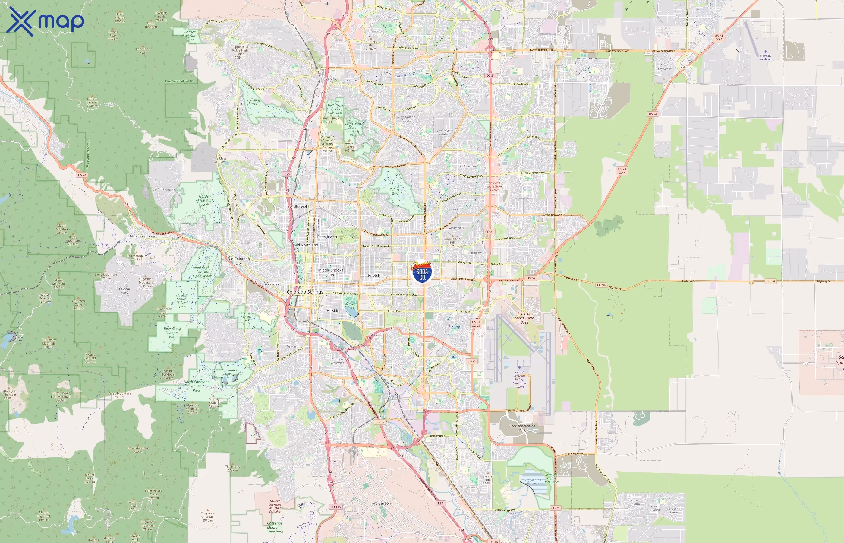 Exotic Soda Co. area coverage