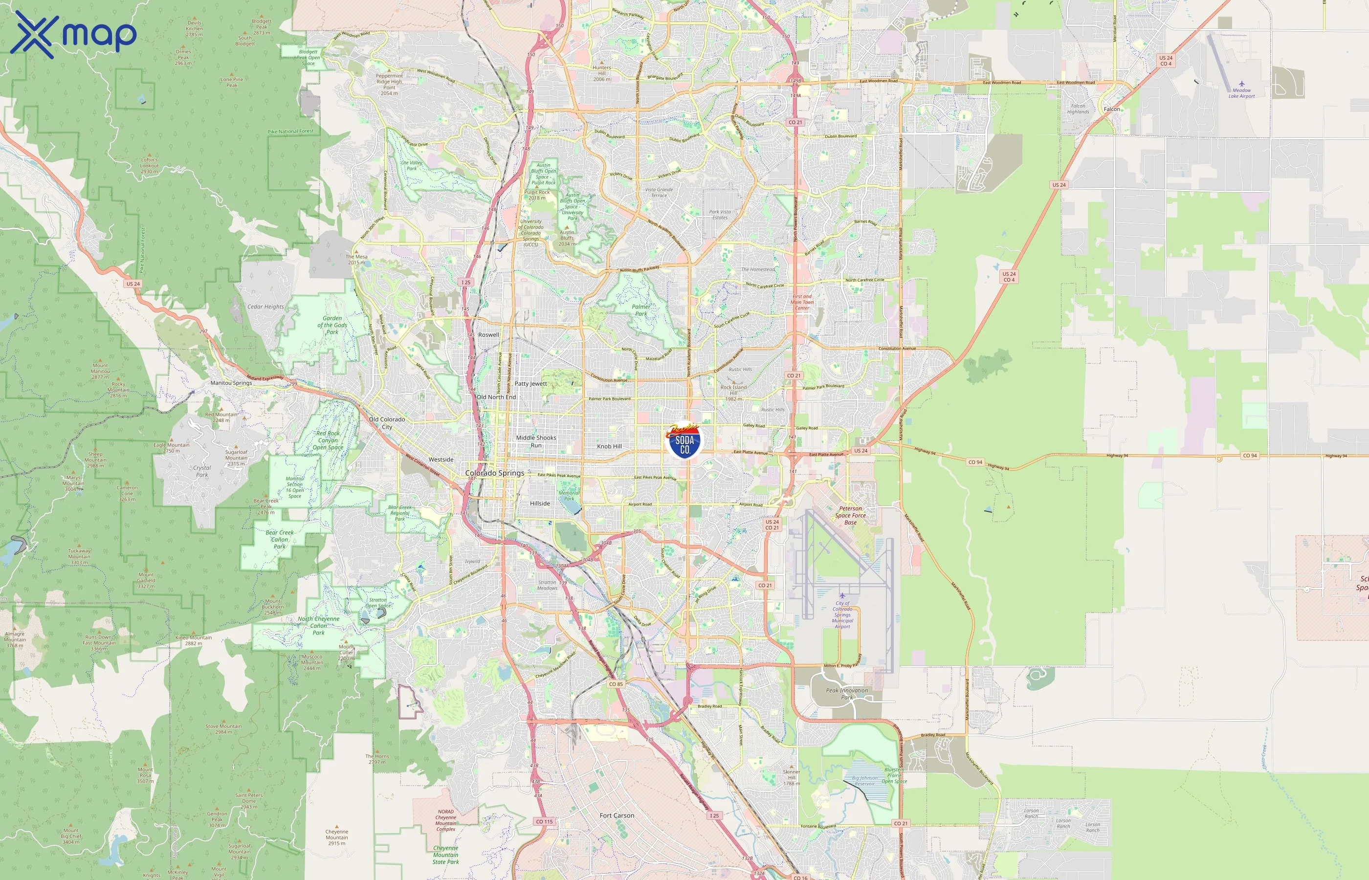 Exotic Soda Co. area coverage