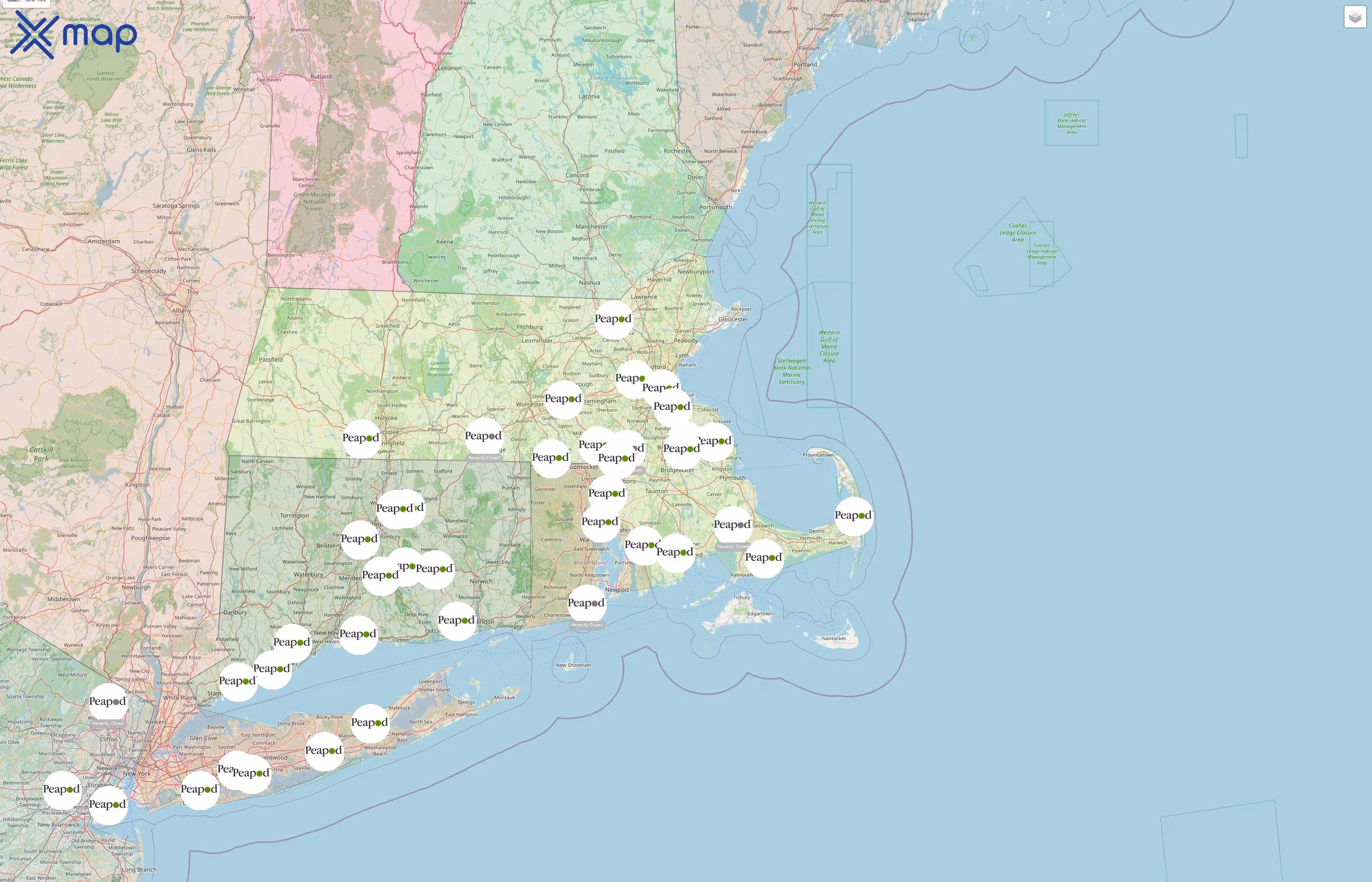 Peapod street hotspots