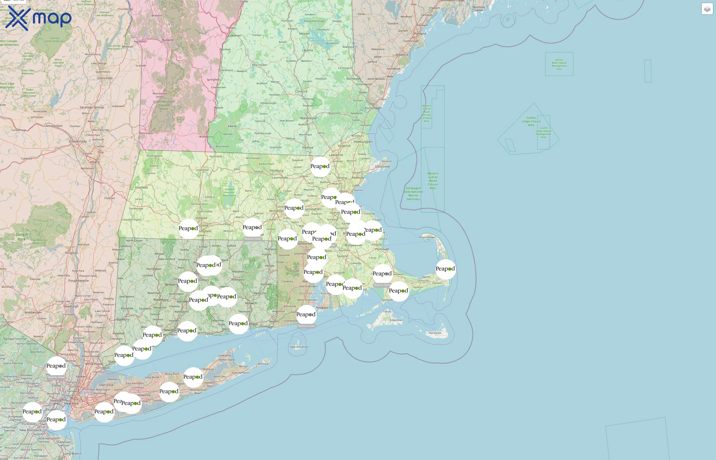 Peapod street hotspots