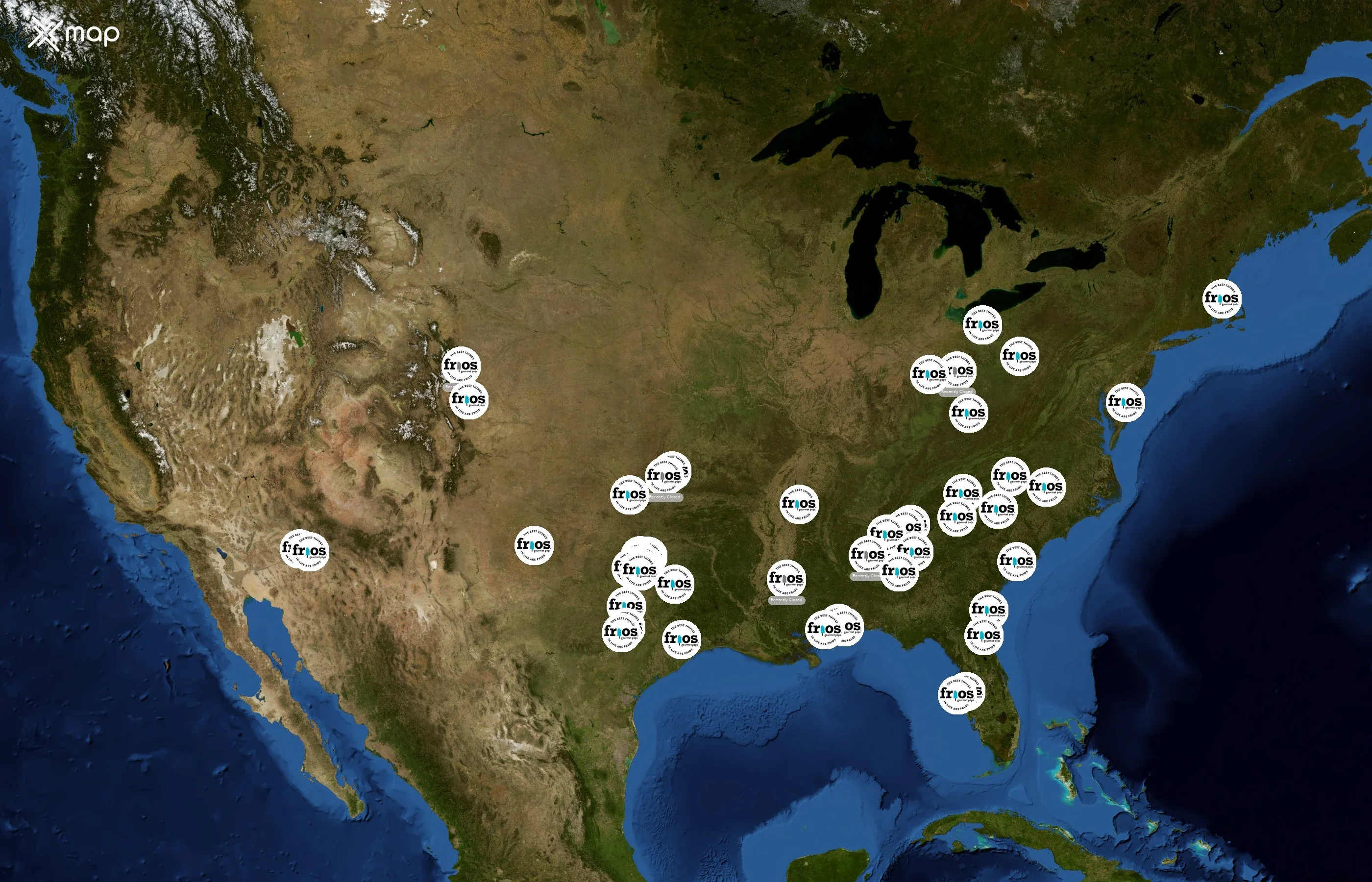 Frios Gourmet Pops state distribution