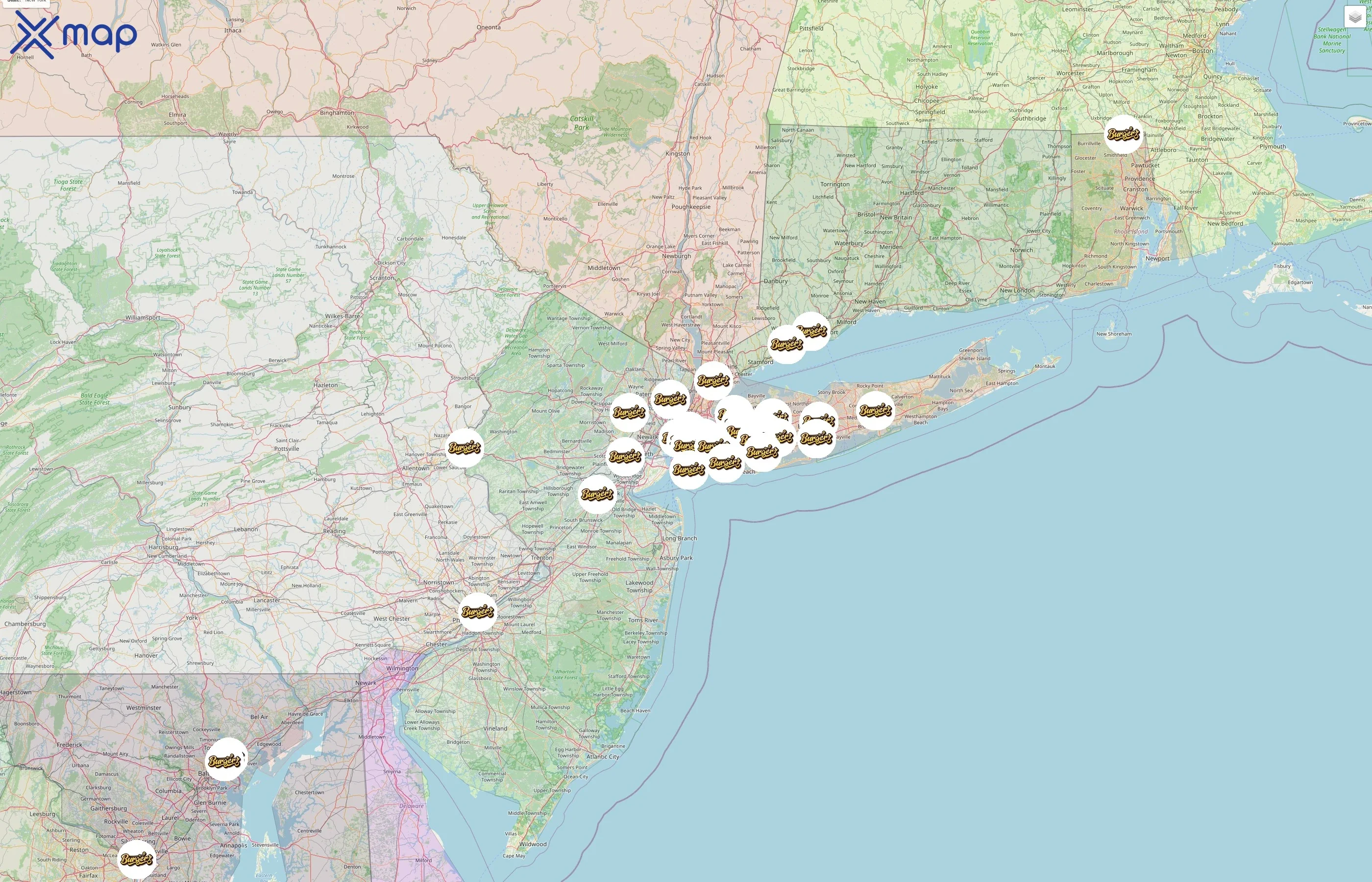 Burgerz street hotspots