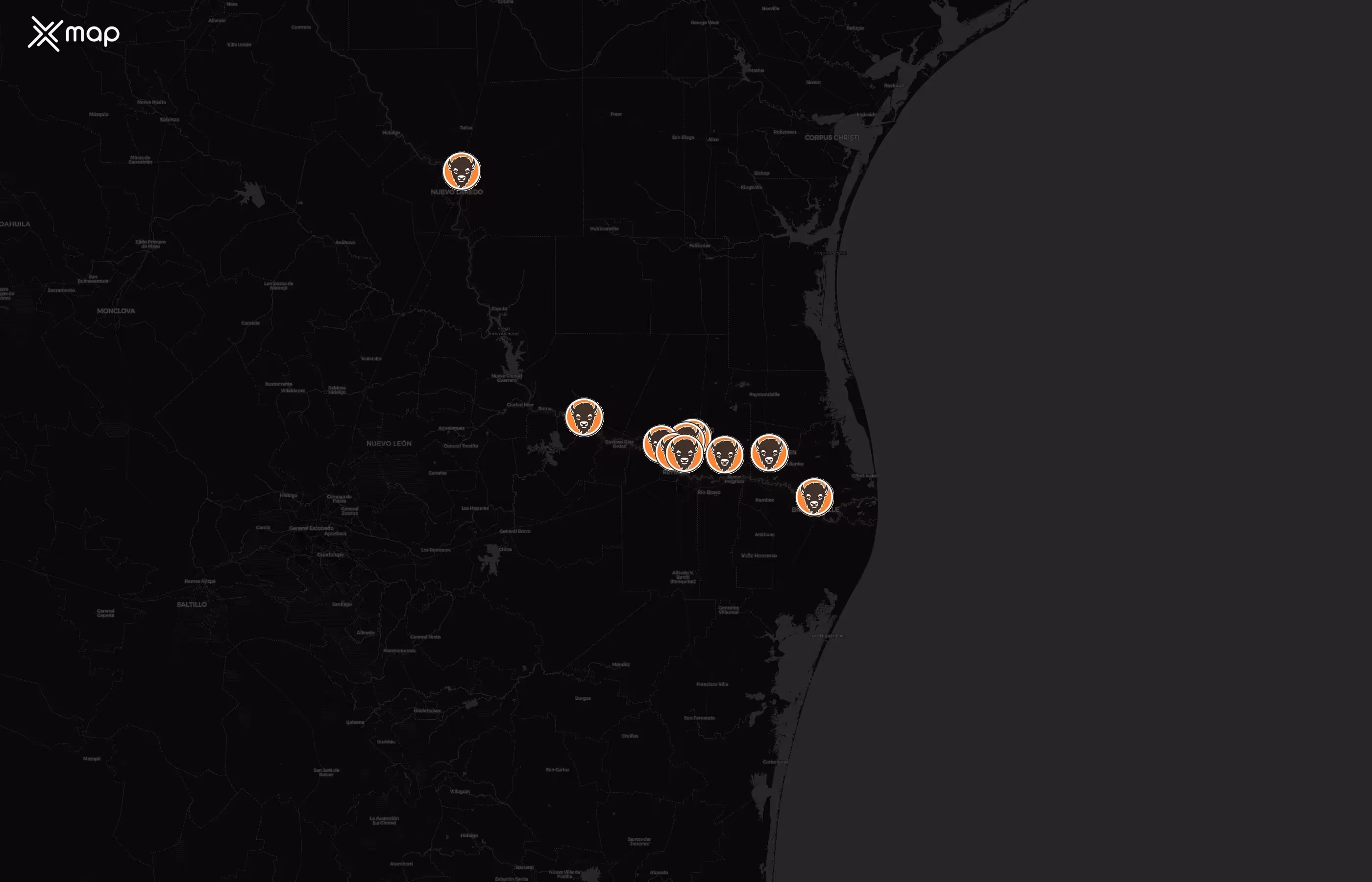 Wings and Rings city distribution