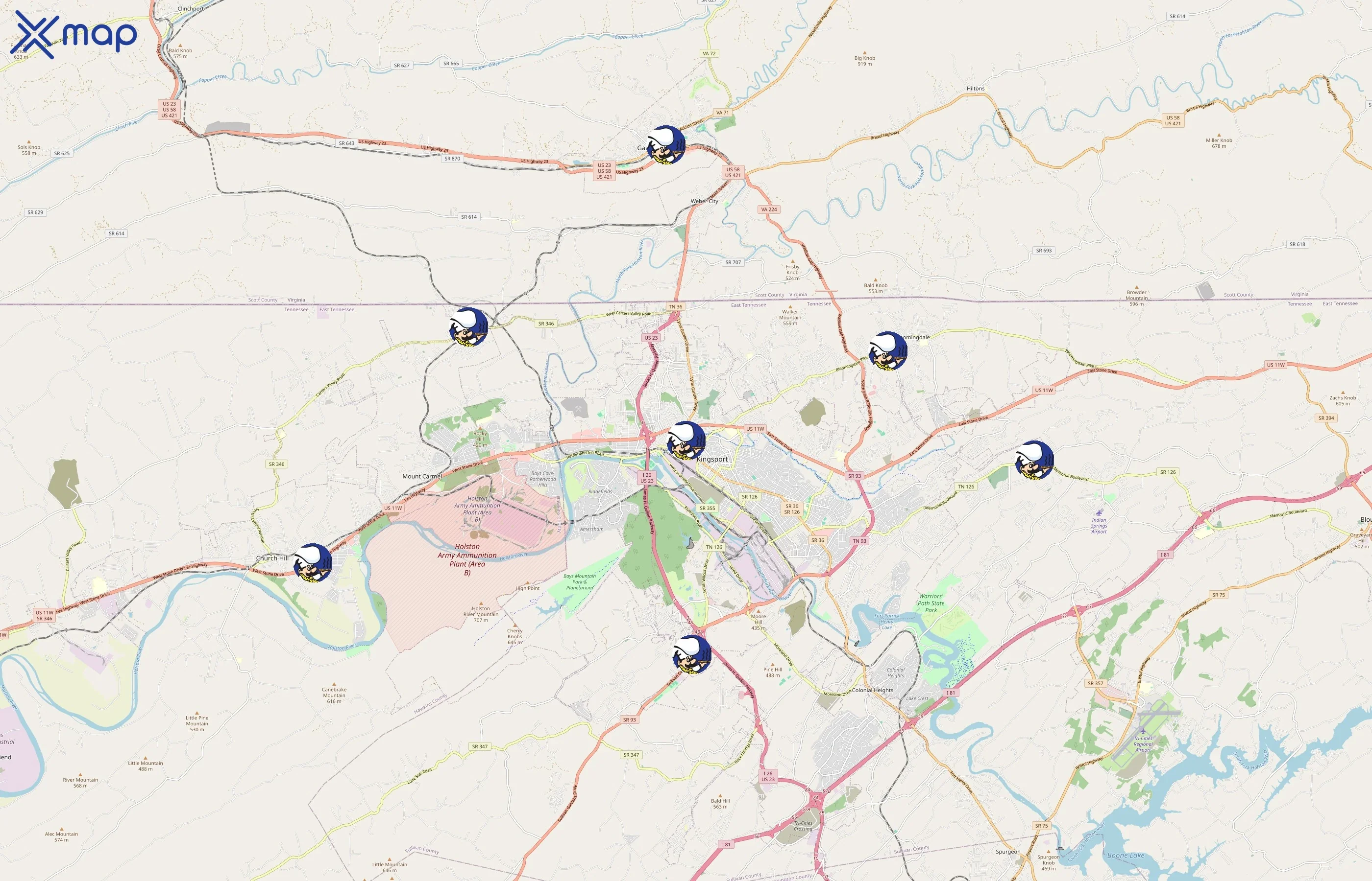 Pizza Plus area coverage