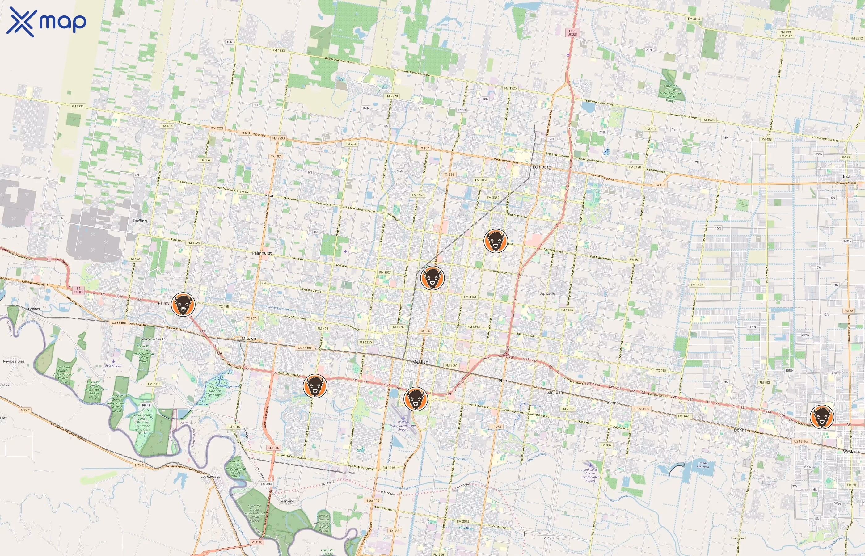 Wings and Rings area coverage