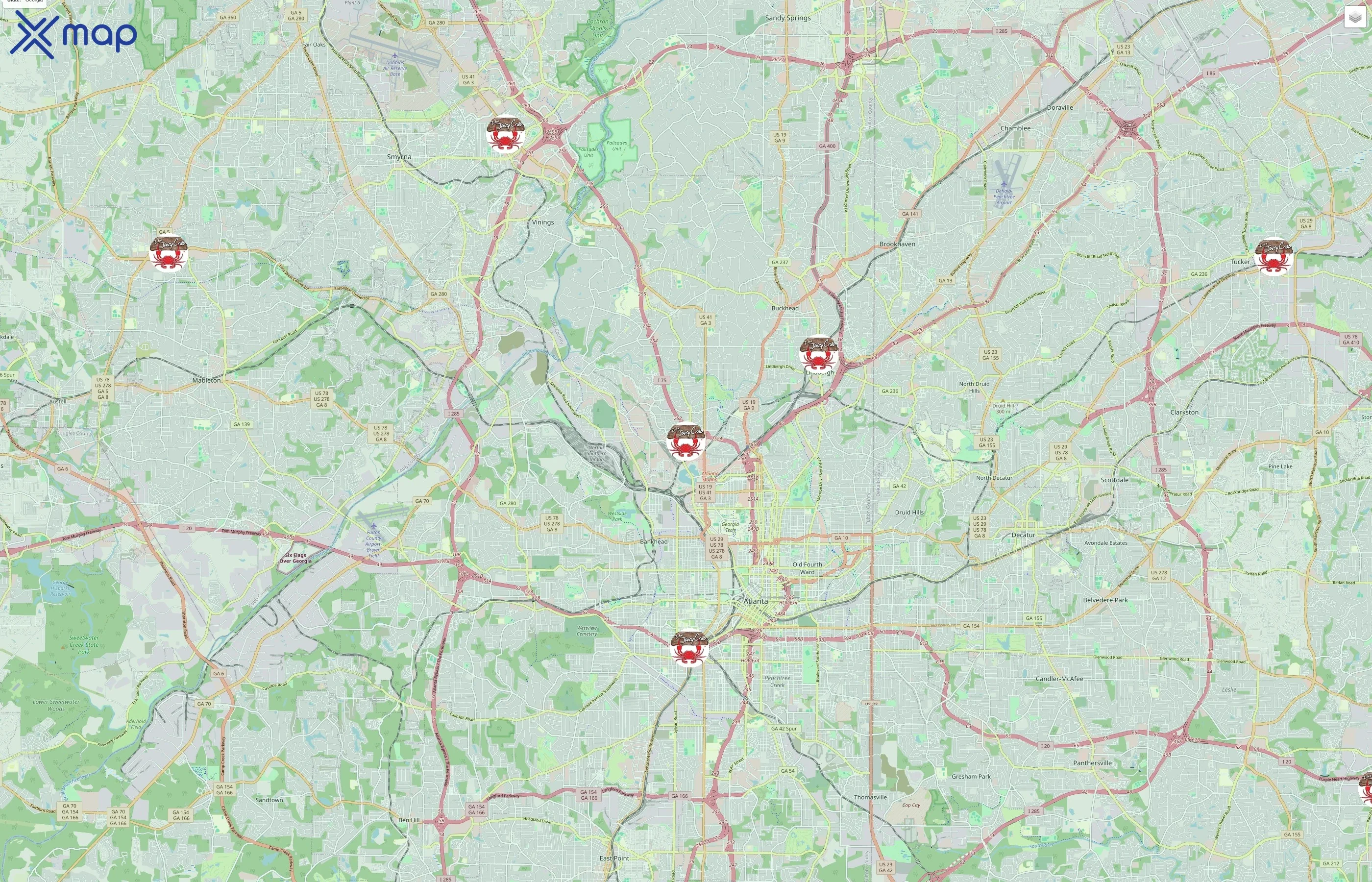 The Juicy Crab traffic data