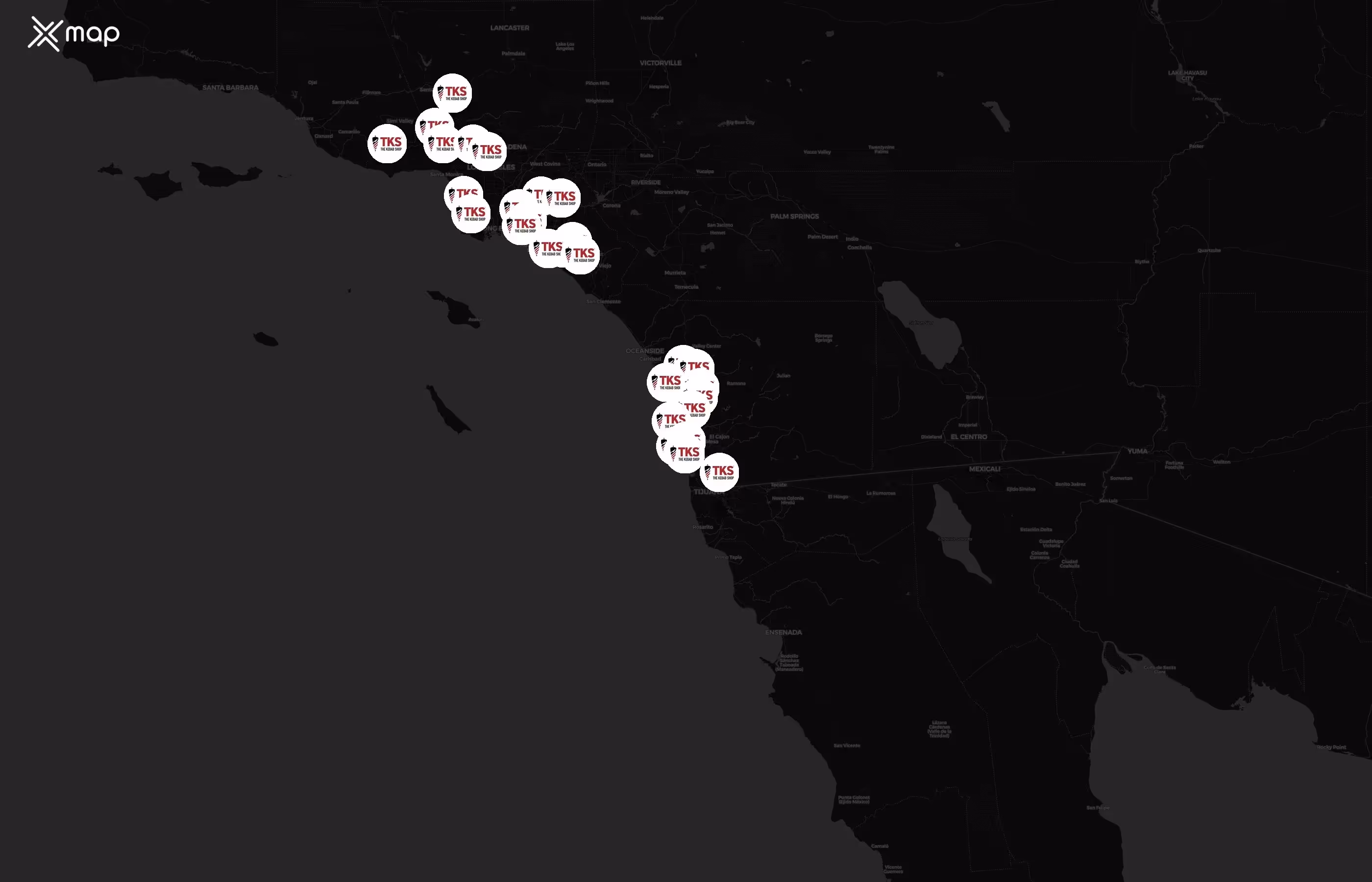The Kebab Shop city distribution