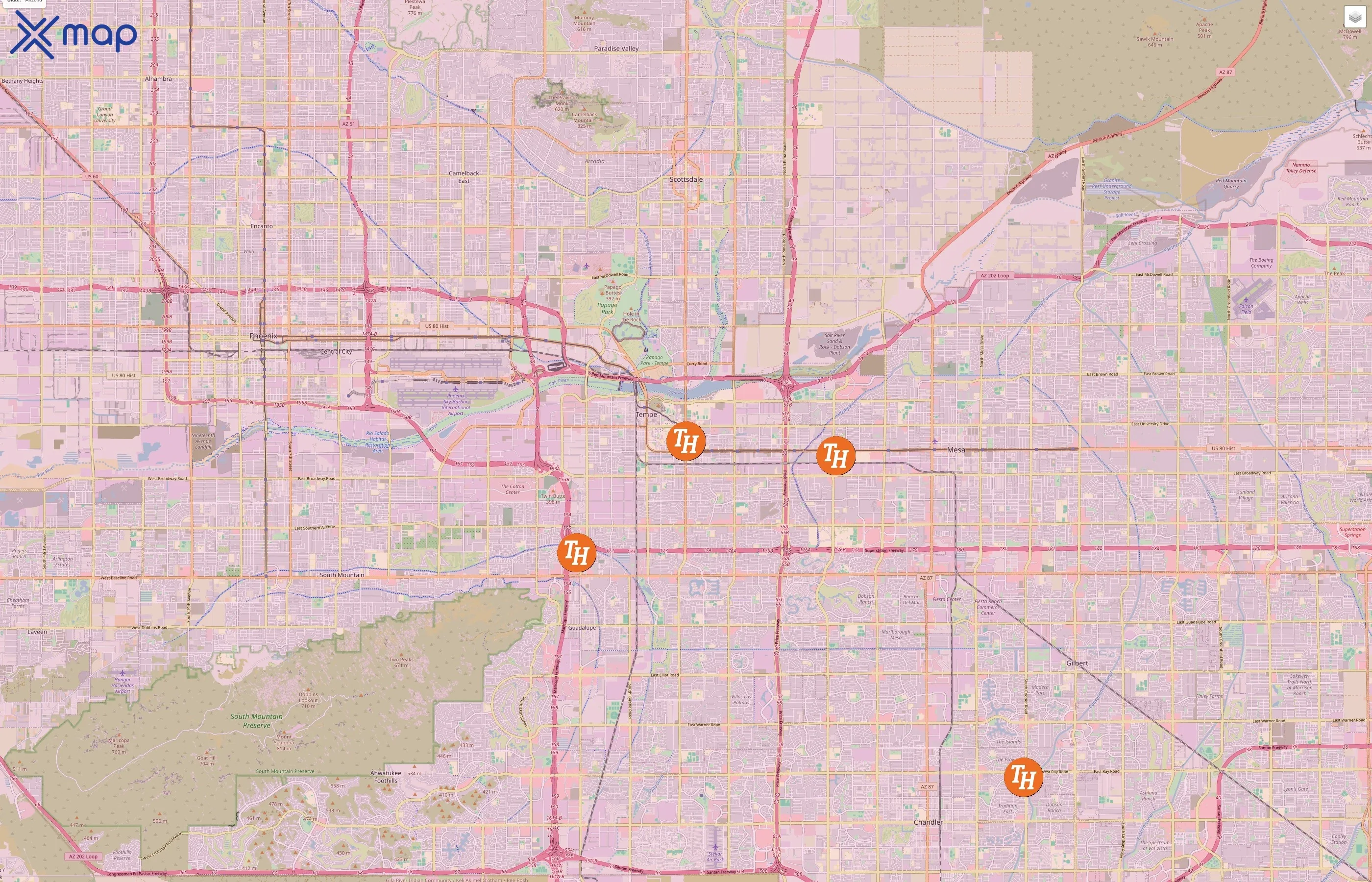 Two Hands Corn Dogs traffic data
