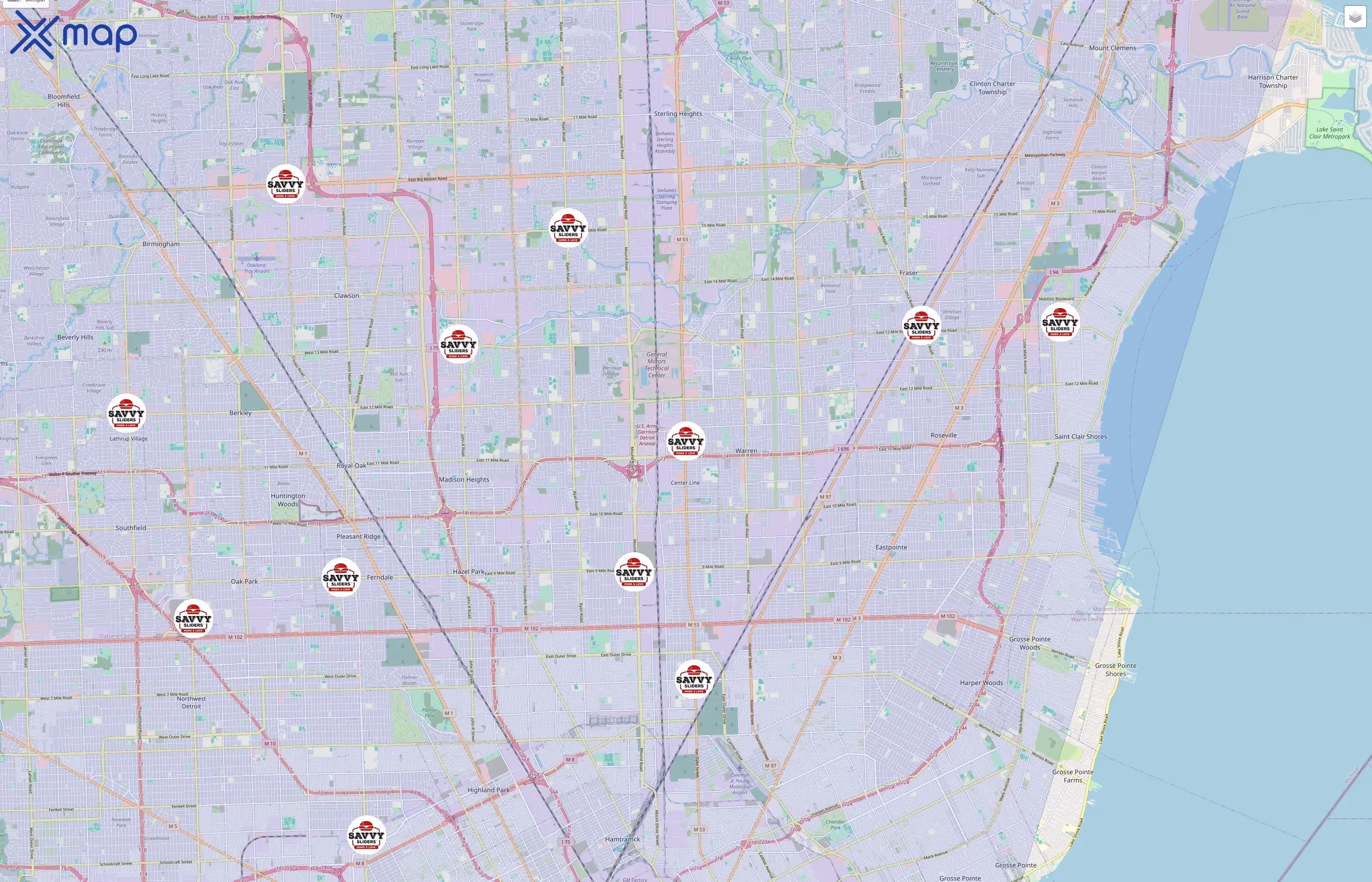 Savvy Sliders traffic data