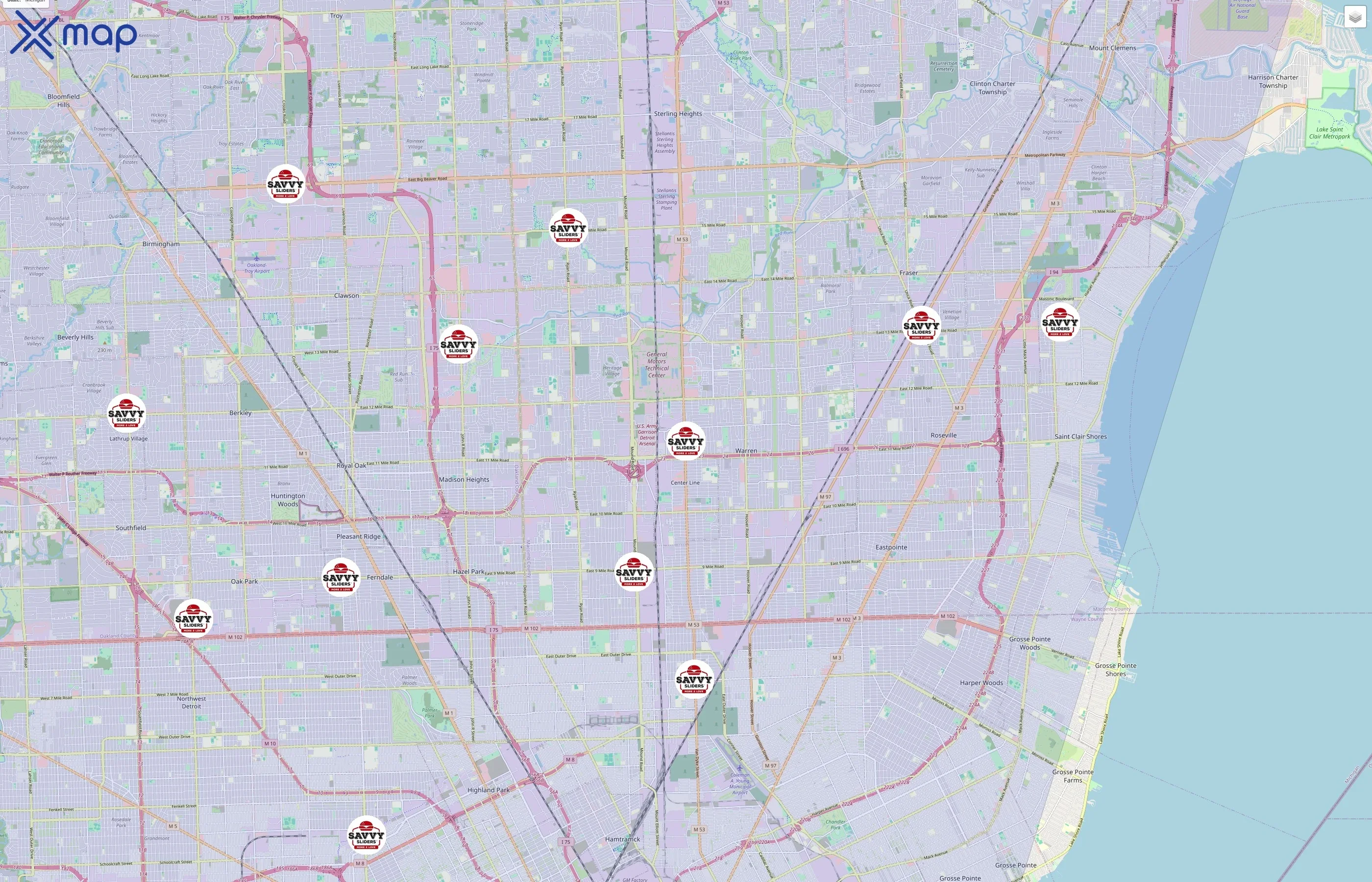 Savvy Sliders traffic data