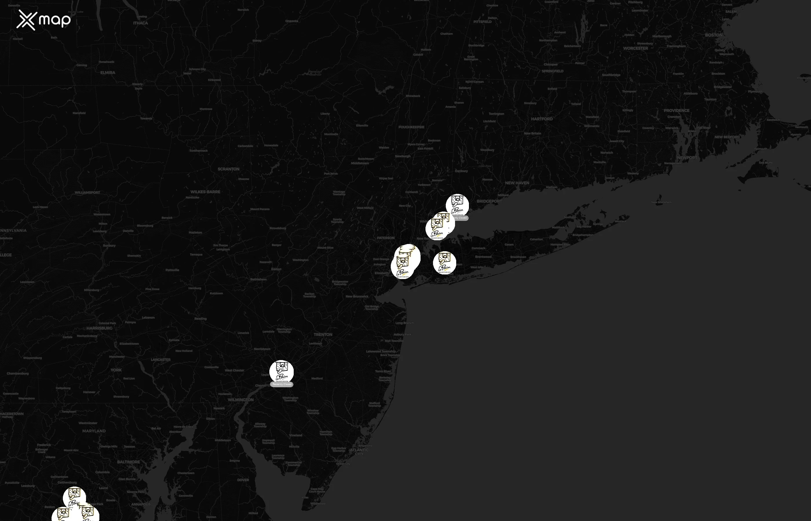 Le Pain Quotidien city distribution
