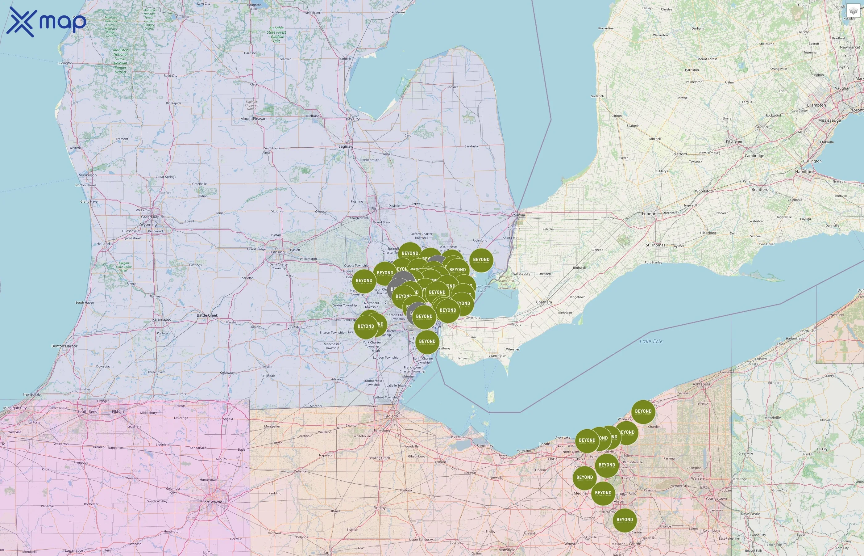 Beyond Juicery + Eatery street hotspots