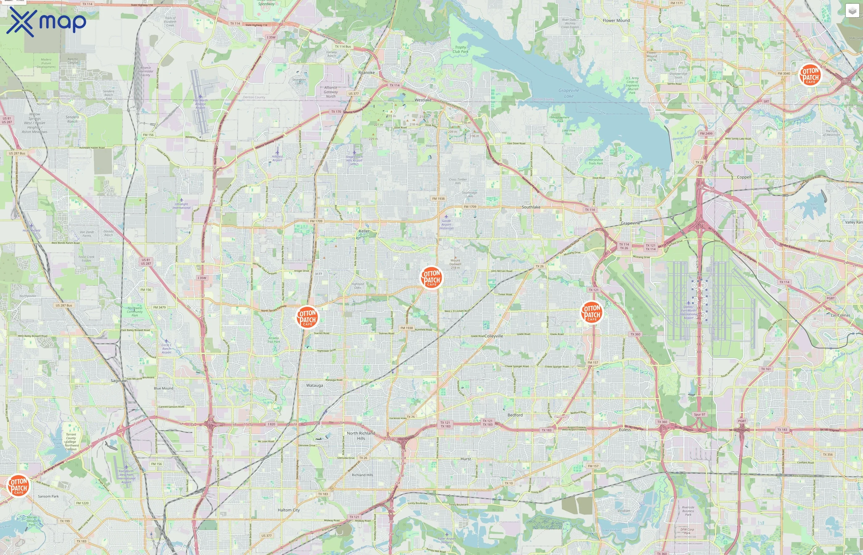 Cotton Patch Cafe traffic data