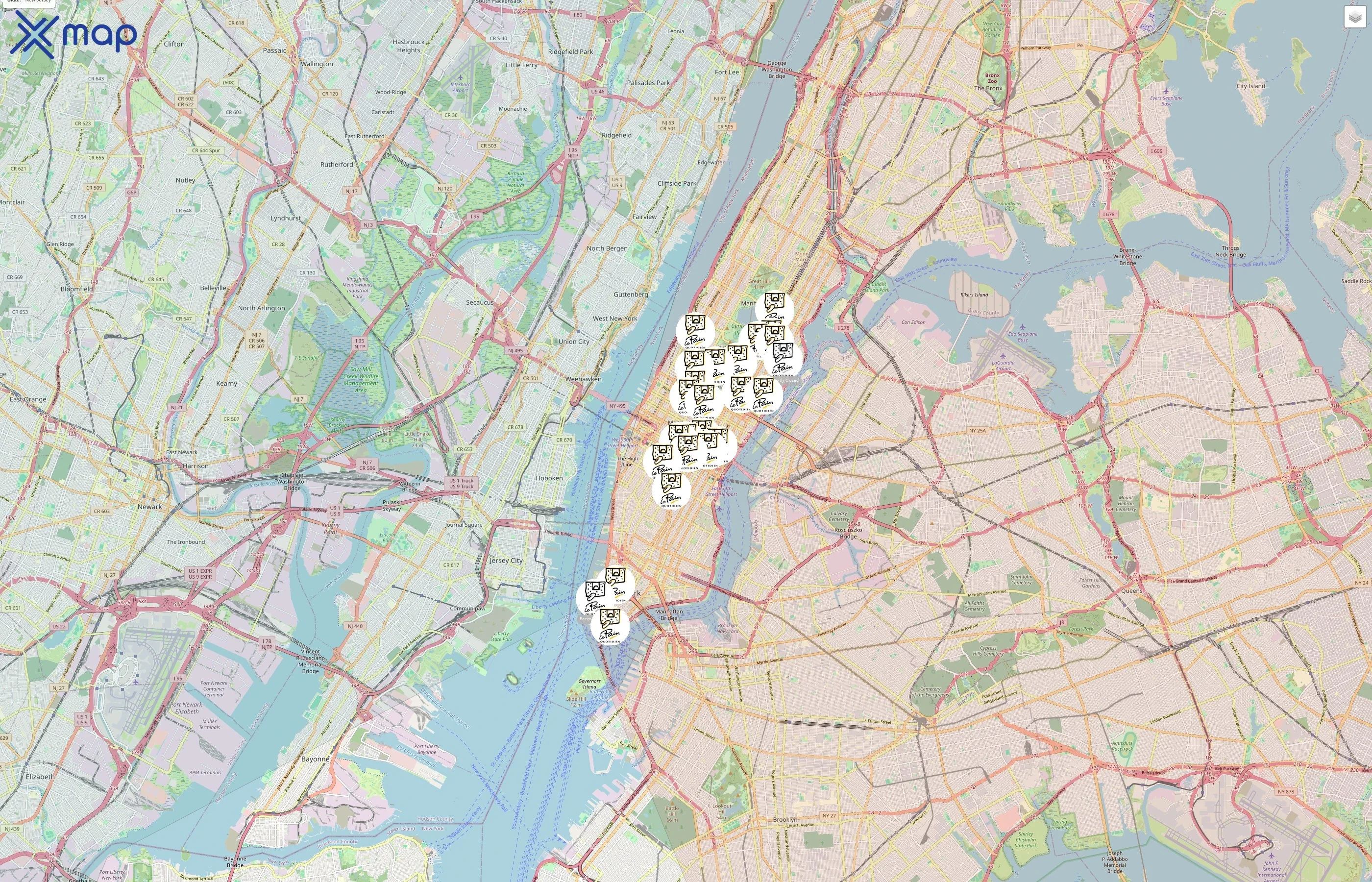 Le Pain Quotidien traffic data