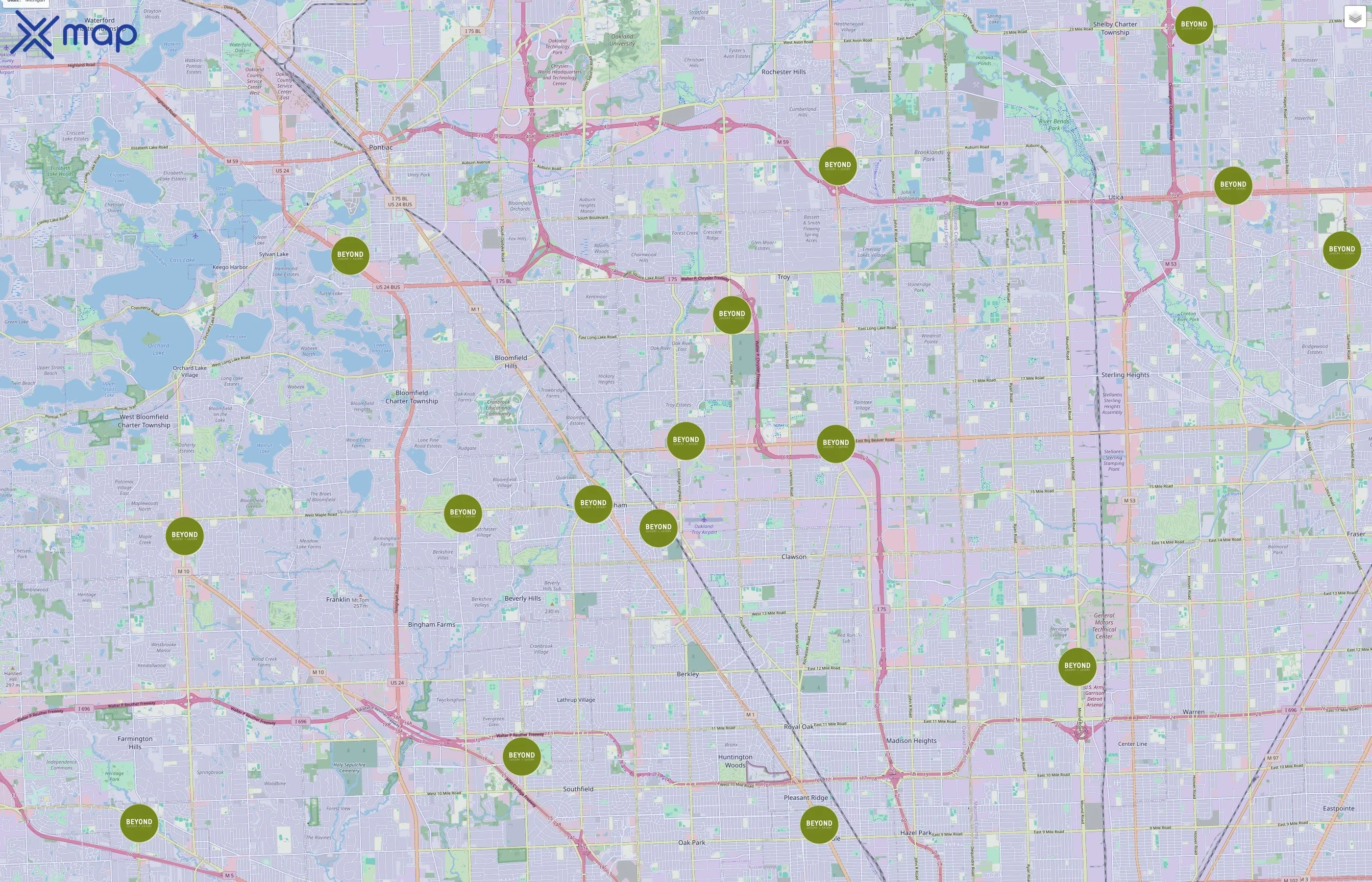 Beyond Juicery + Eatery traffic data