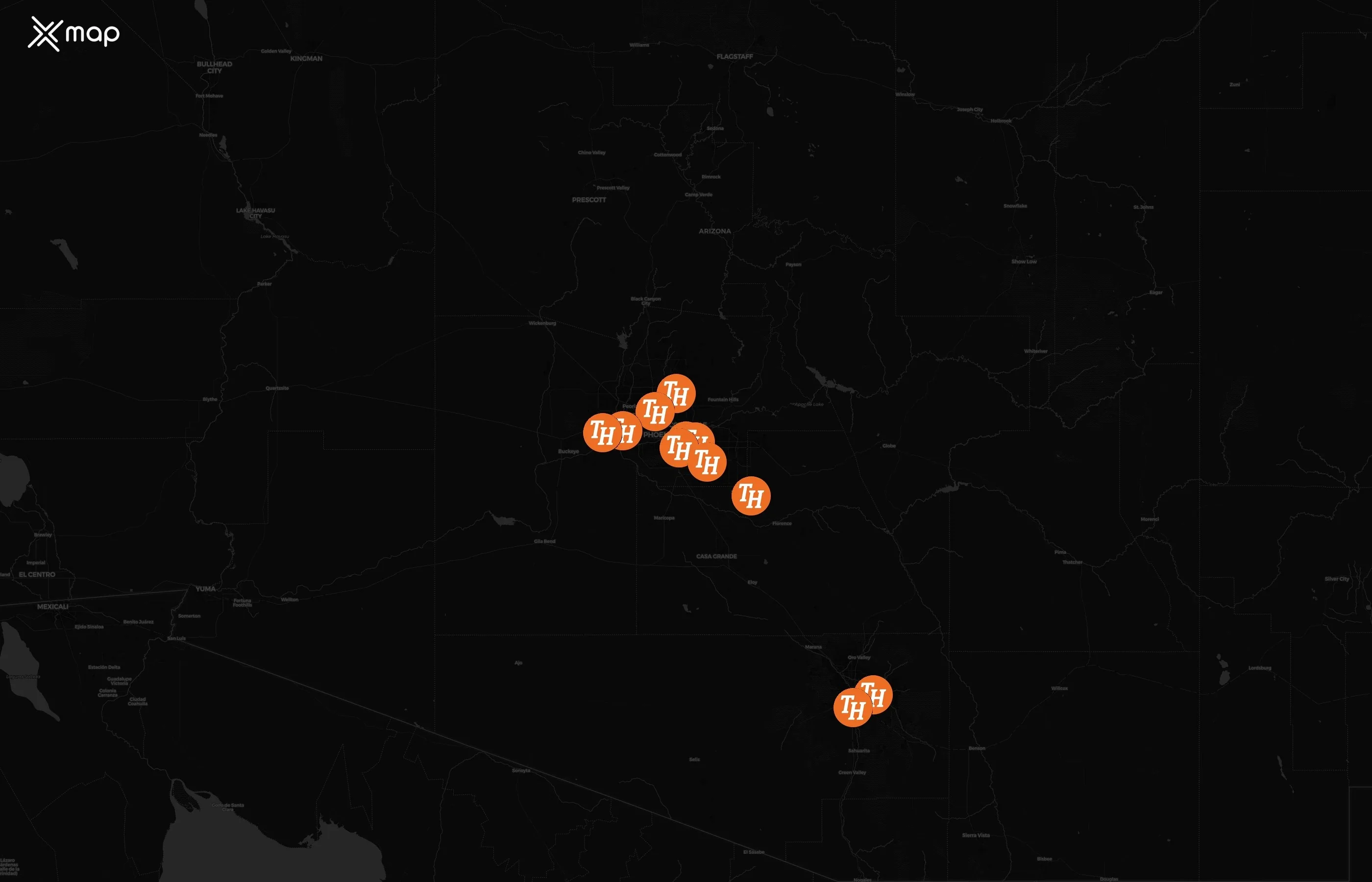 Two Hands Corn Dogs city distribution