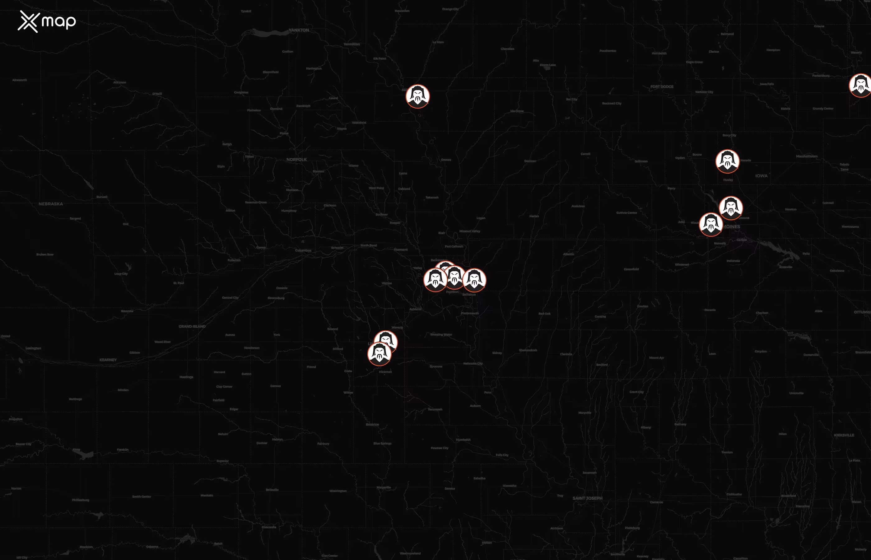 HuHot Mongolian Grill city distribution