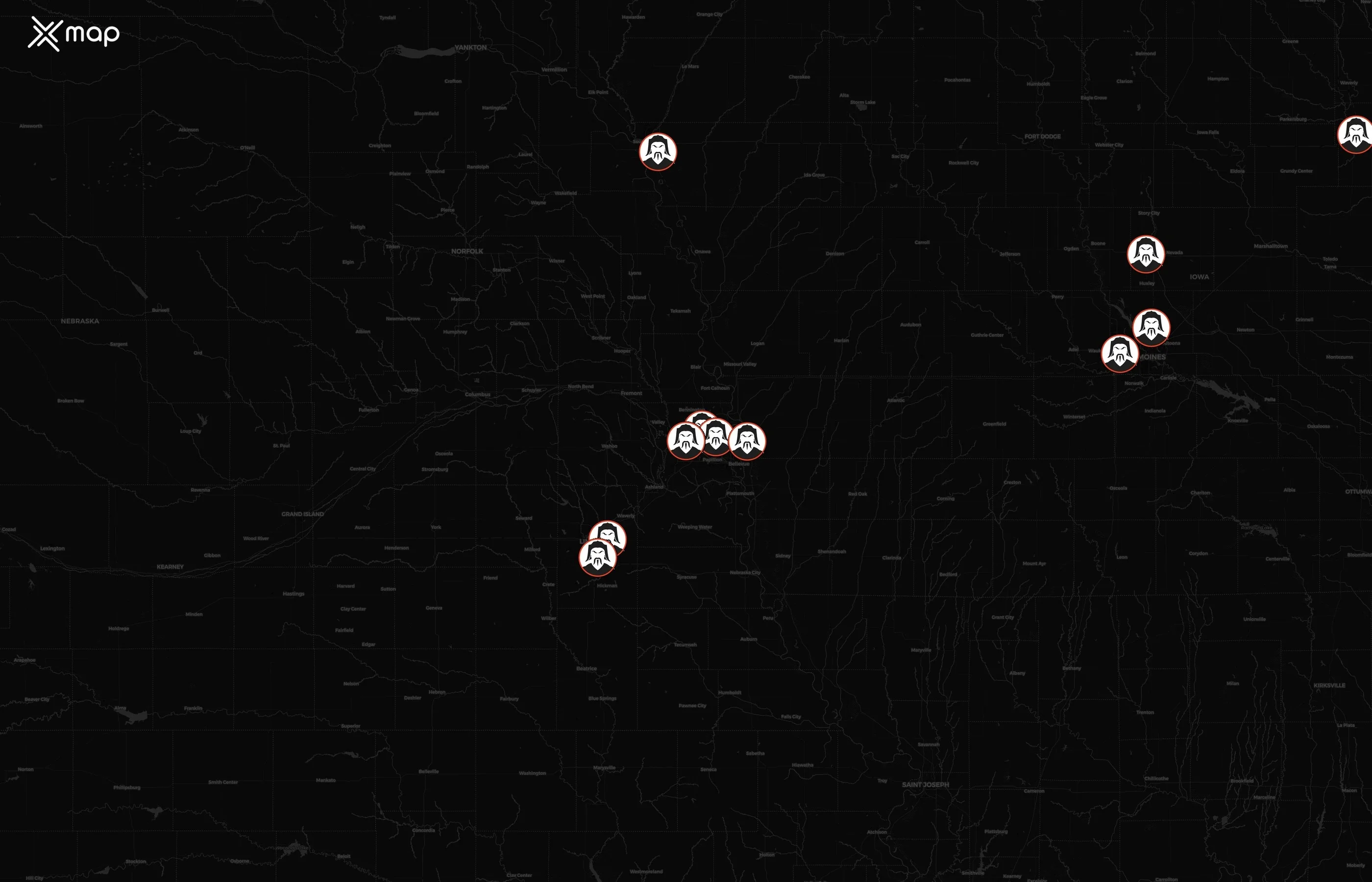 HuHot Mongolian Grill city distribution