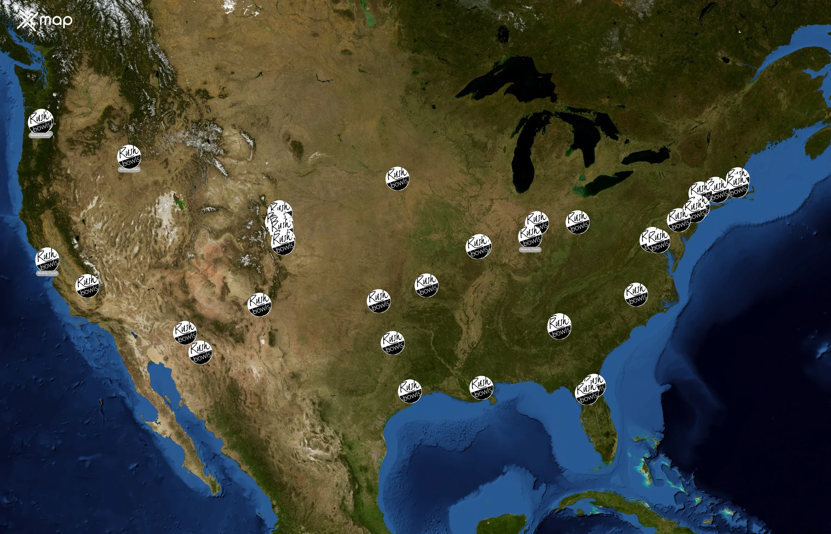 Rush Bowls state distribution