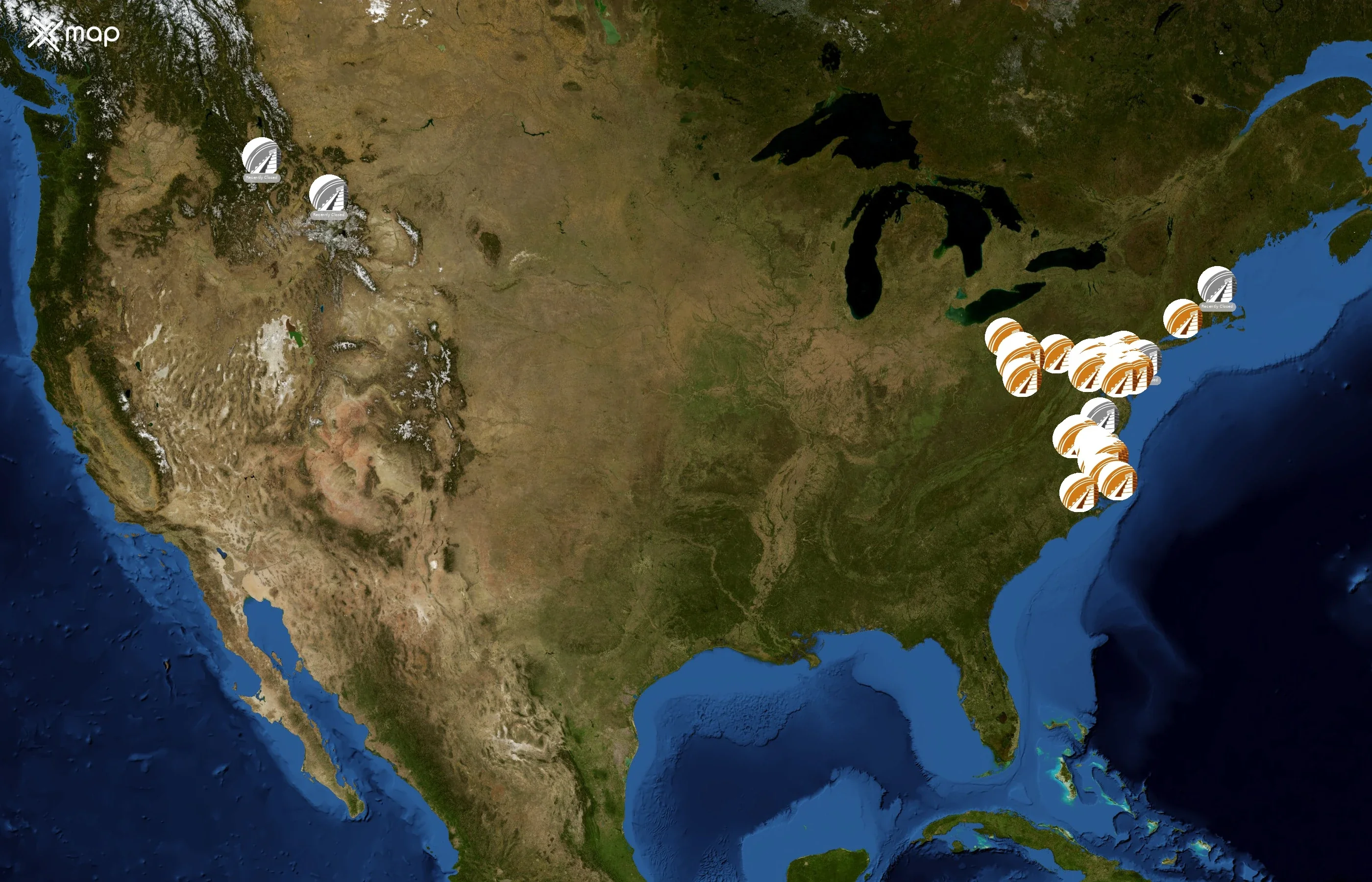 Plaza Azteca state distribution