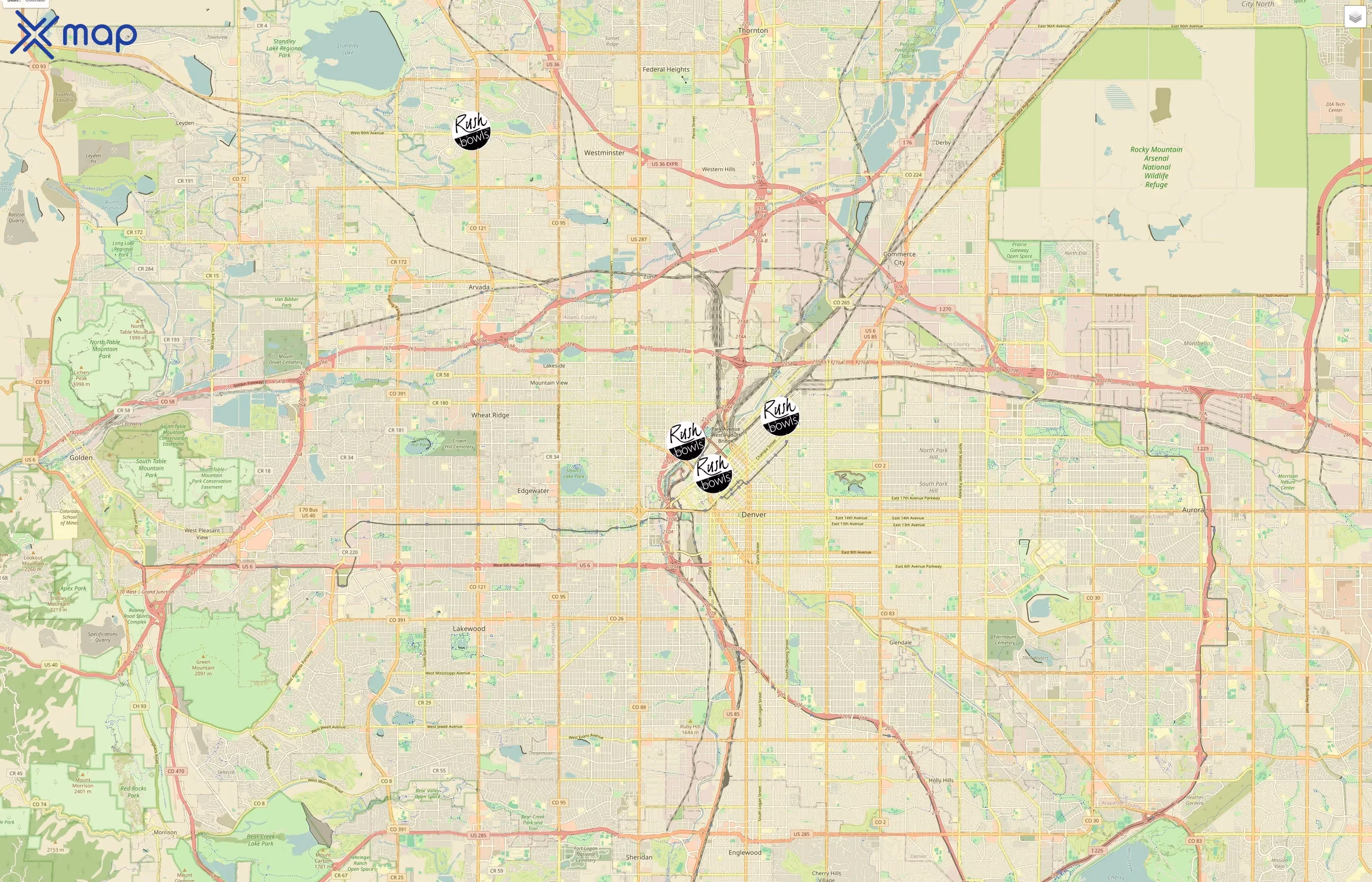 Rush Bowls traffic data