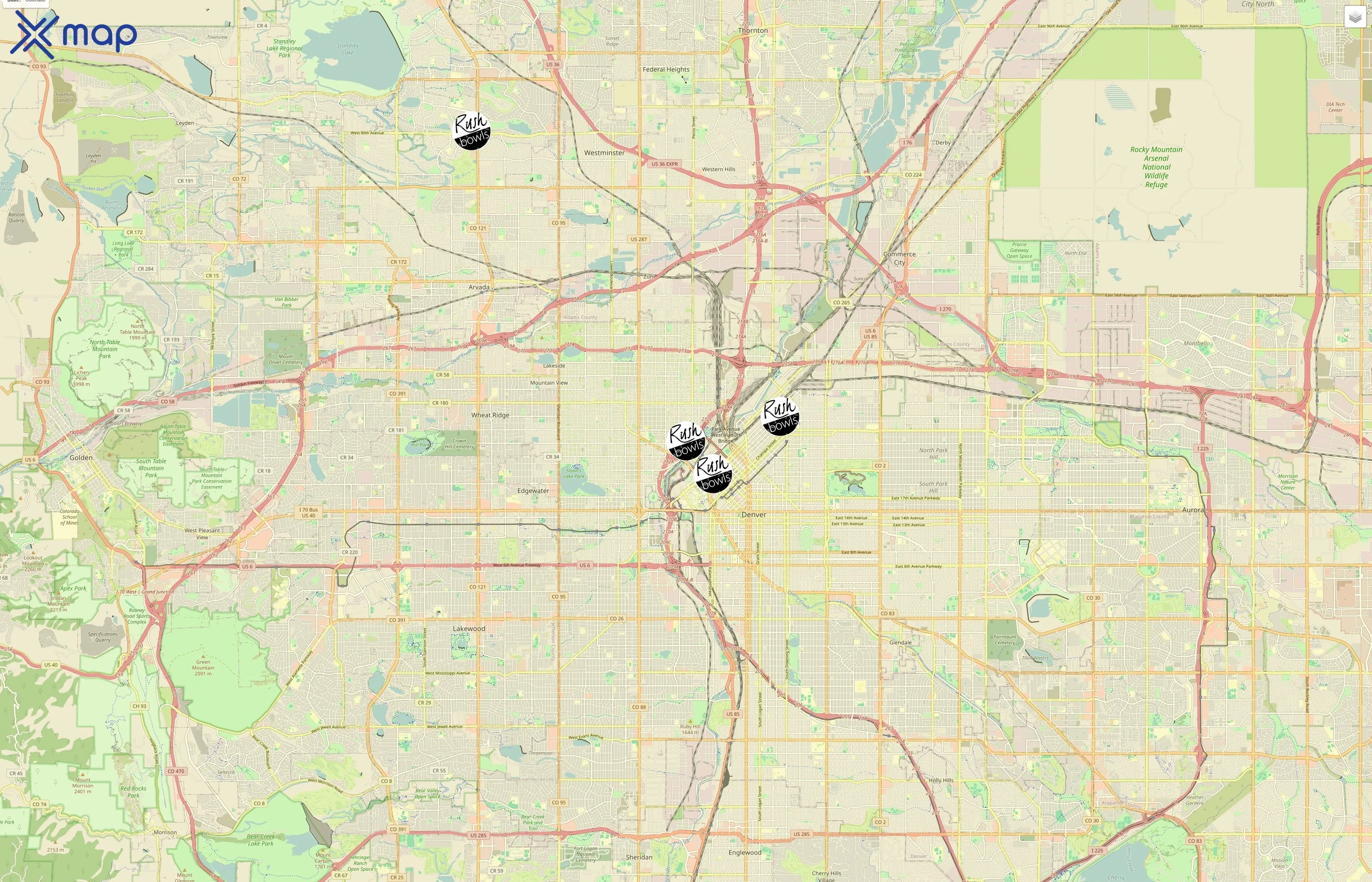 Rush Bowls traffic data