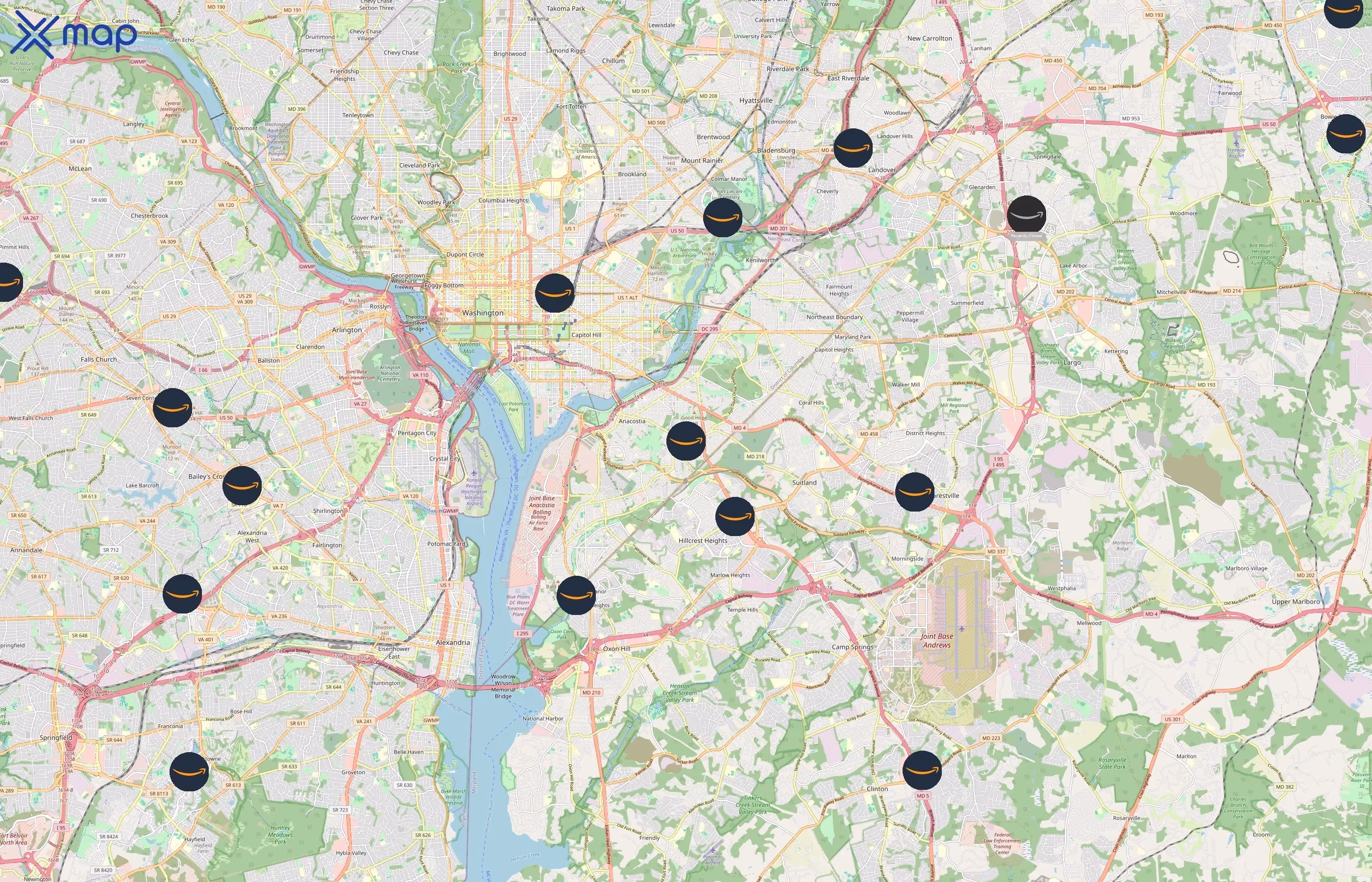 Quickway Hibachi area coverage