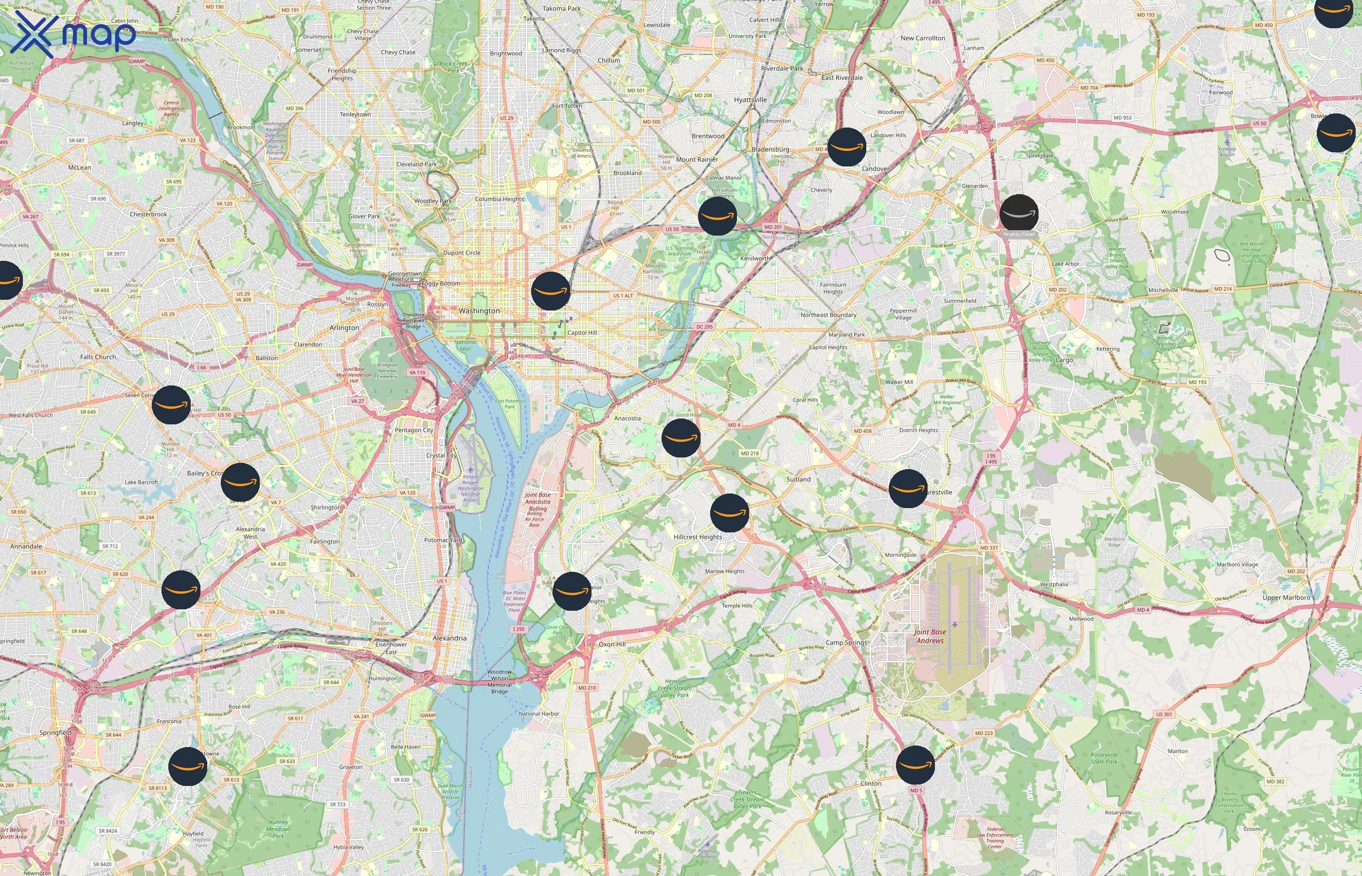 Quickway Hibachi area coverage