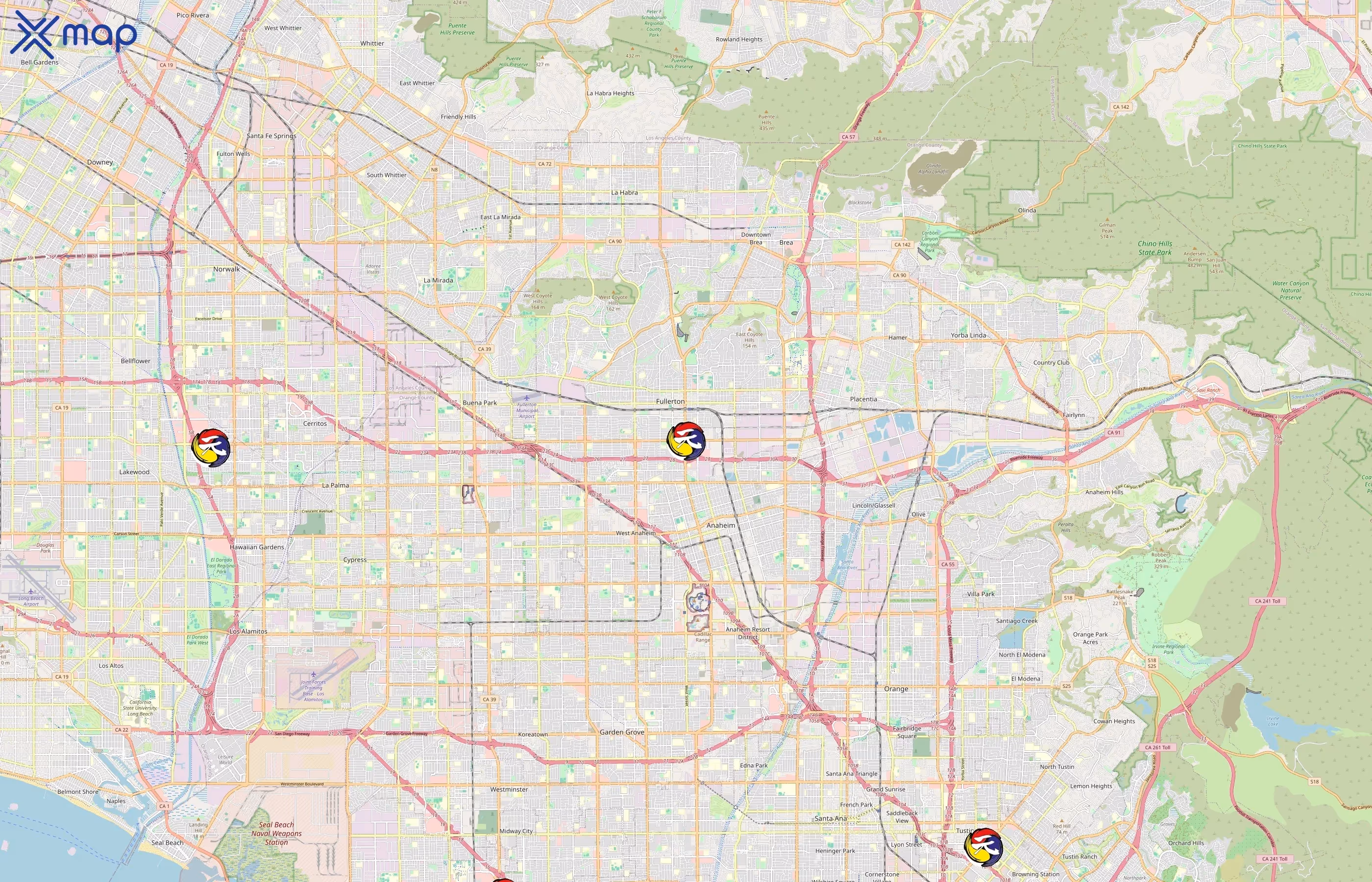 Gen Korean BBQ House area coverage