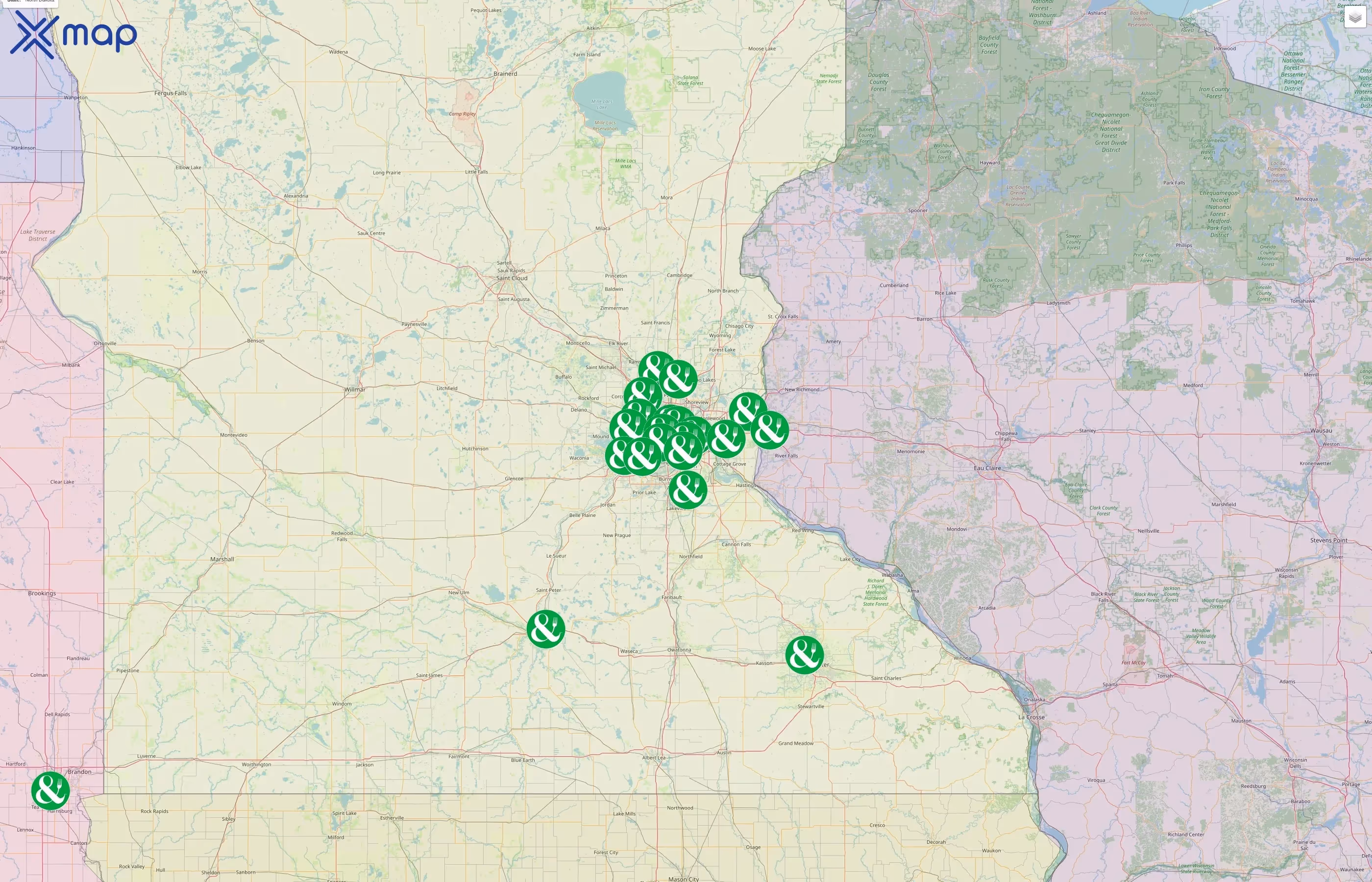 Crisp and Green street hotspots