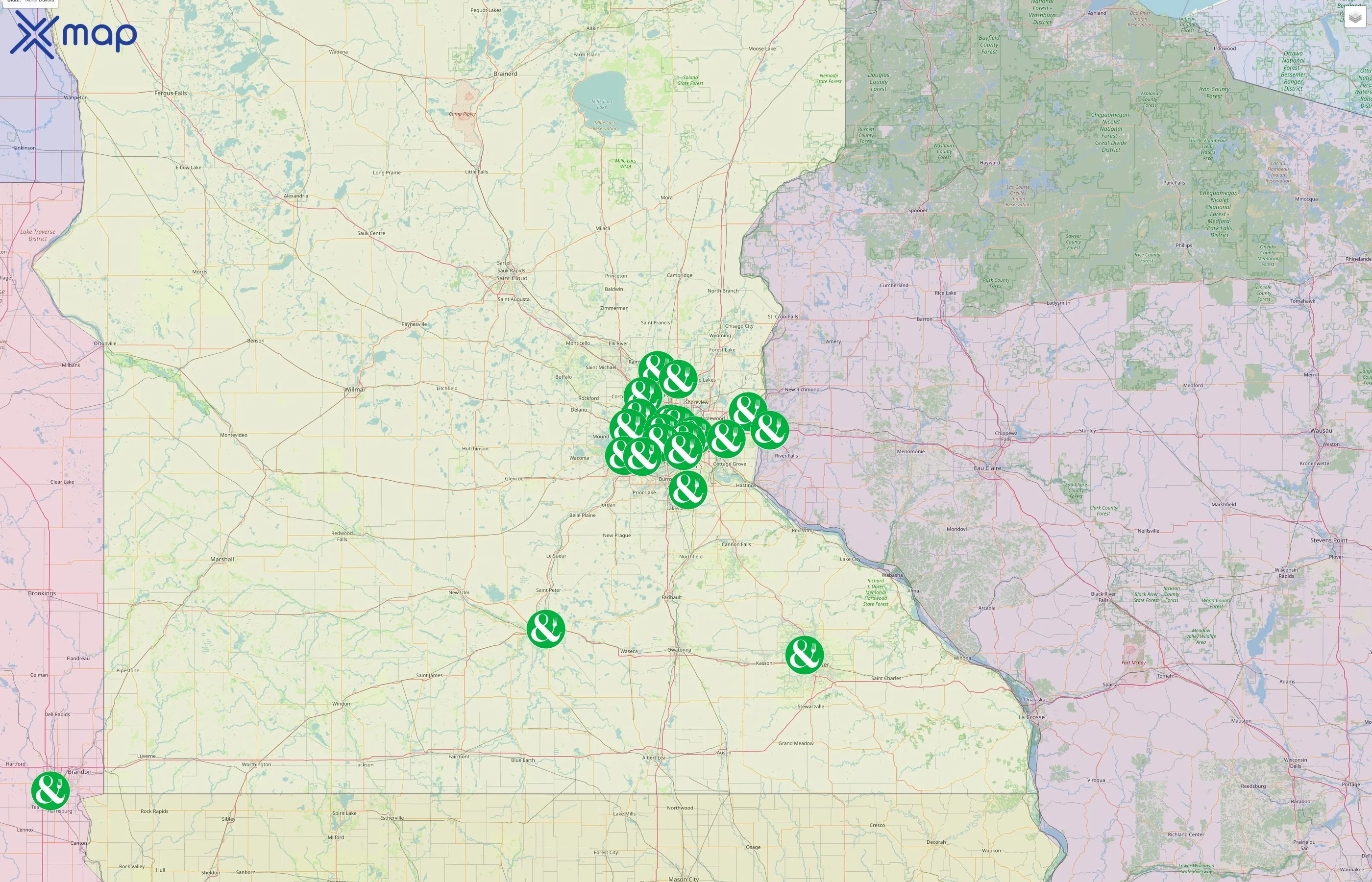 Crisp and Green street hotspots
