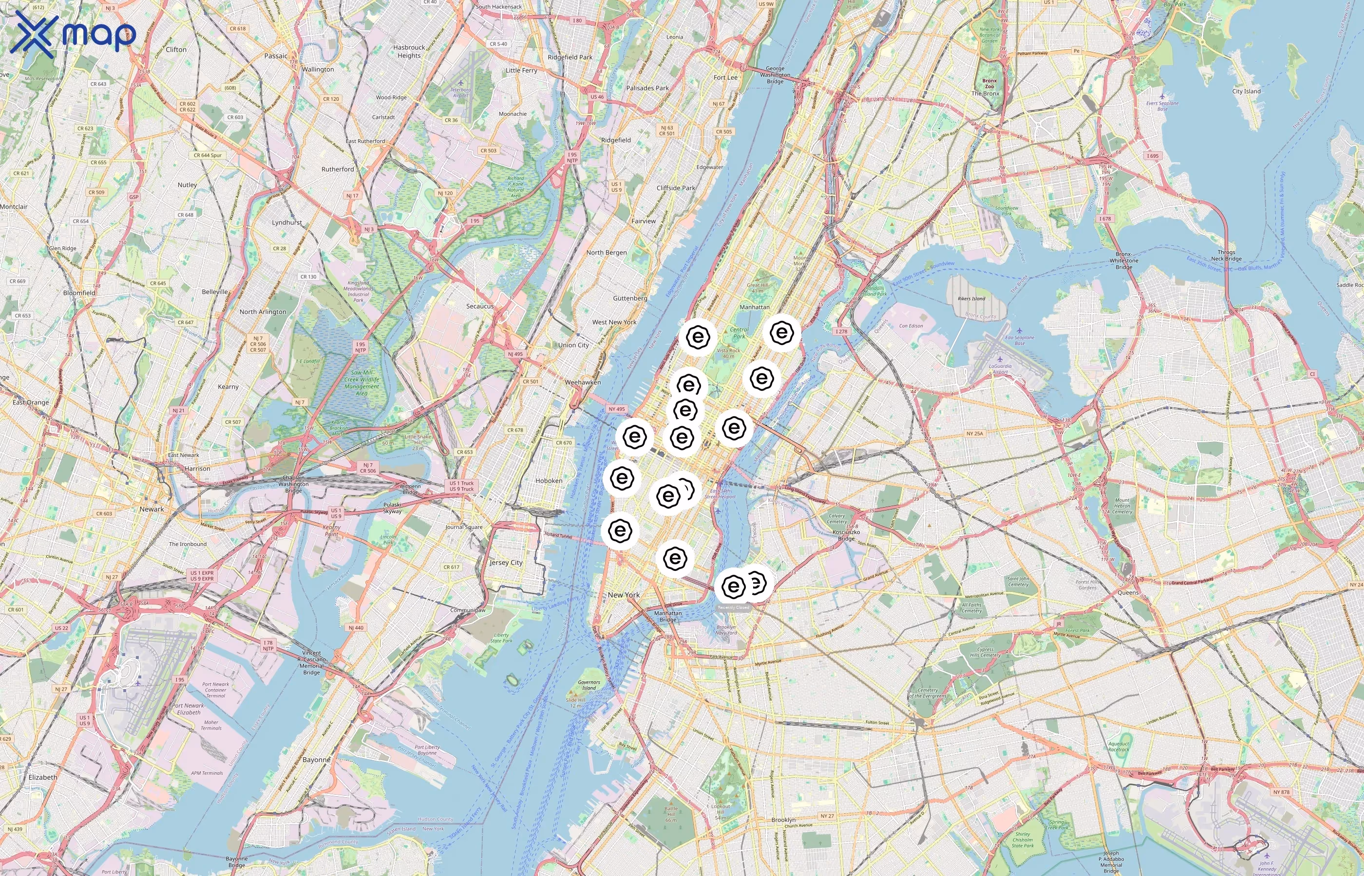 Earthbar area coverage