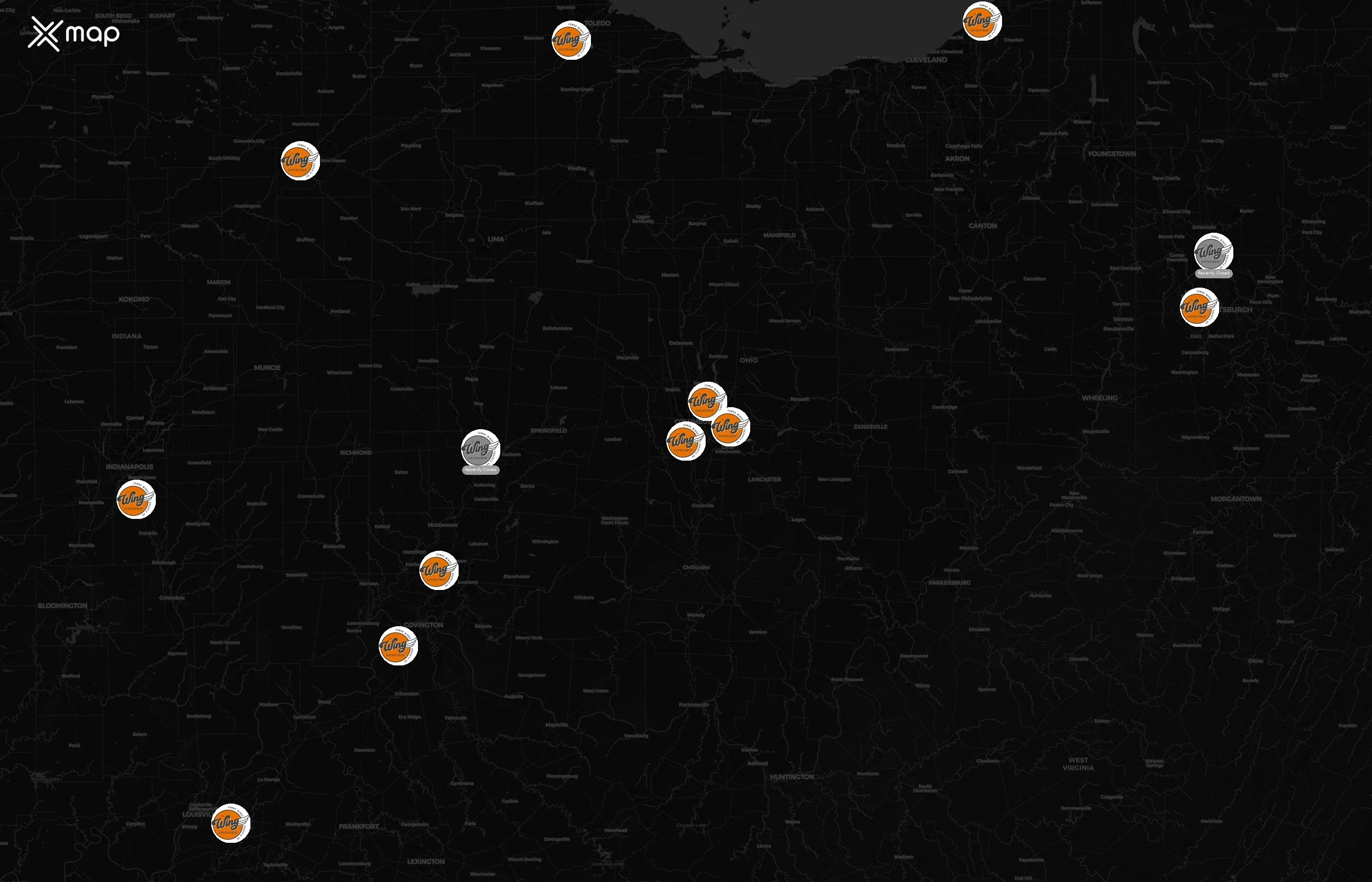 The Wing Experience city distribution