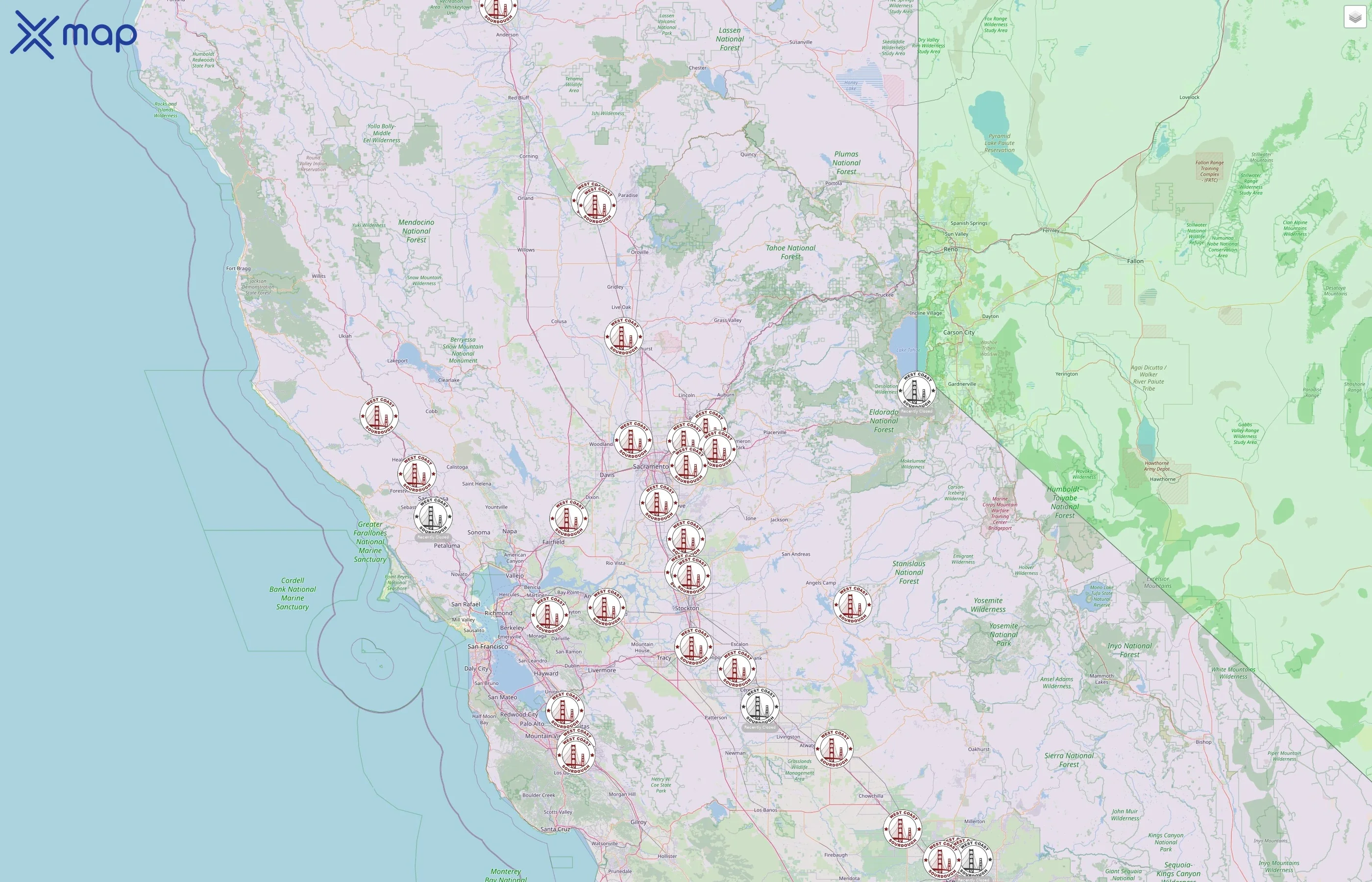 West Coast Sourdough street hotspots