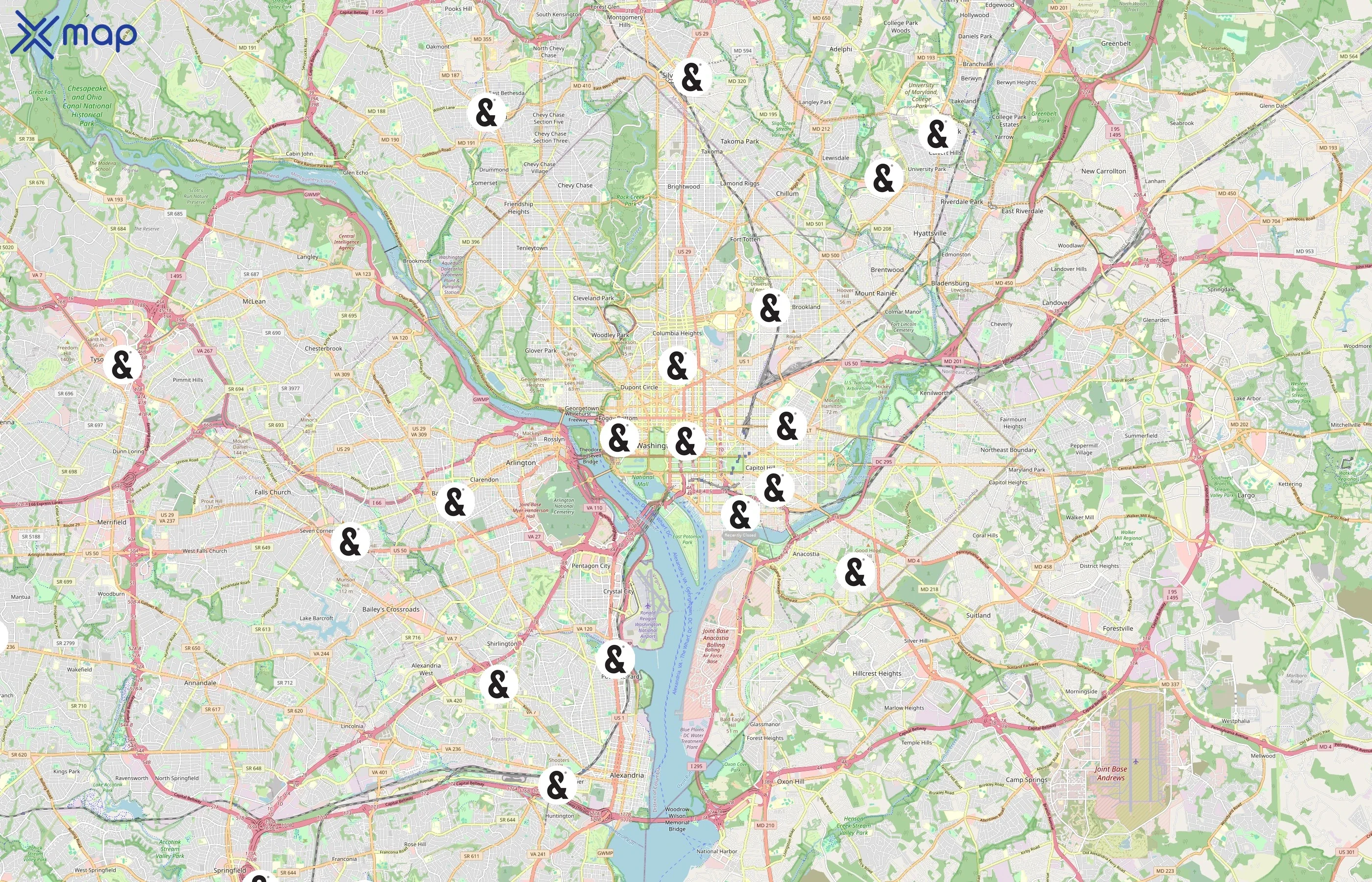 &pizza area coverage