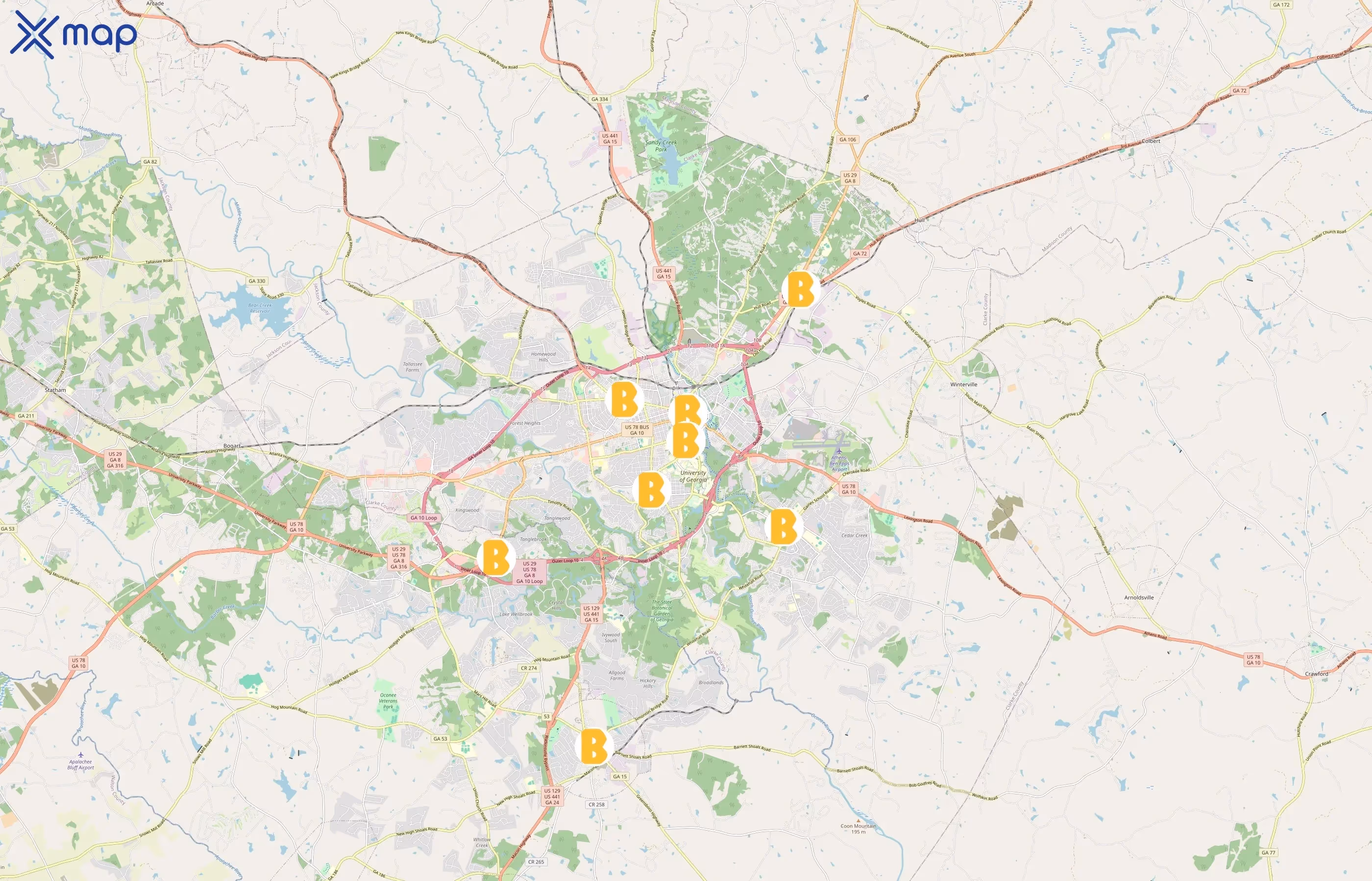 Barberitos area coverage
