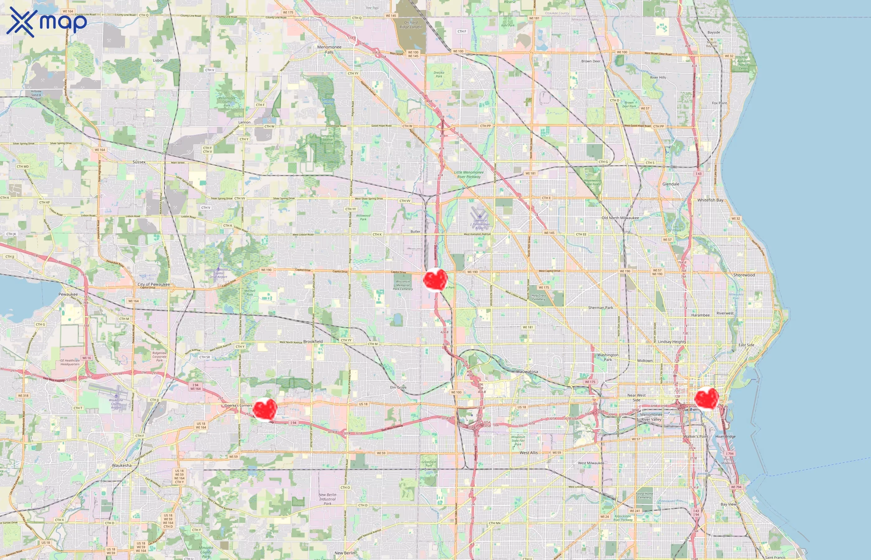 Penzeys Spices area coverage