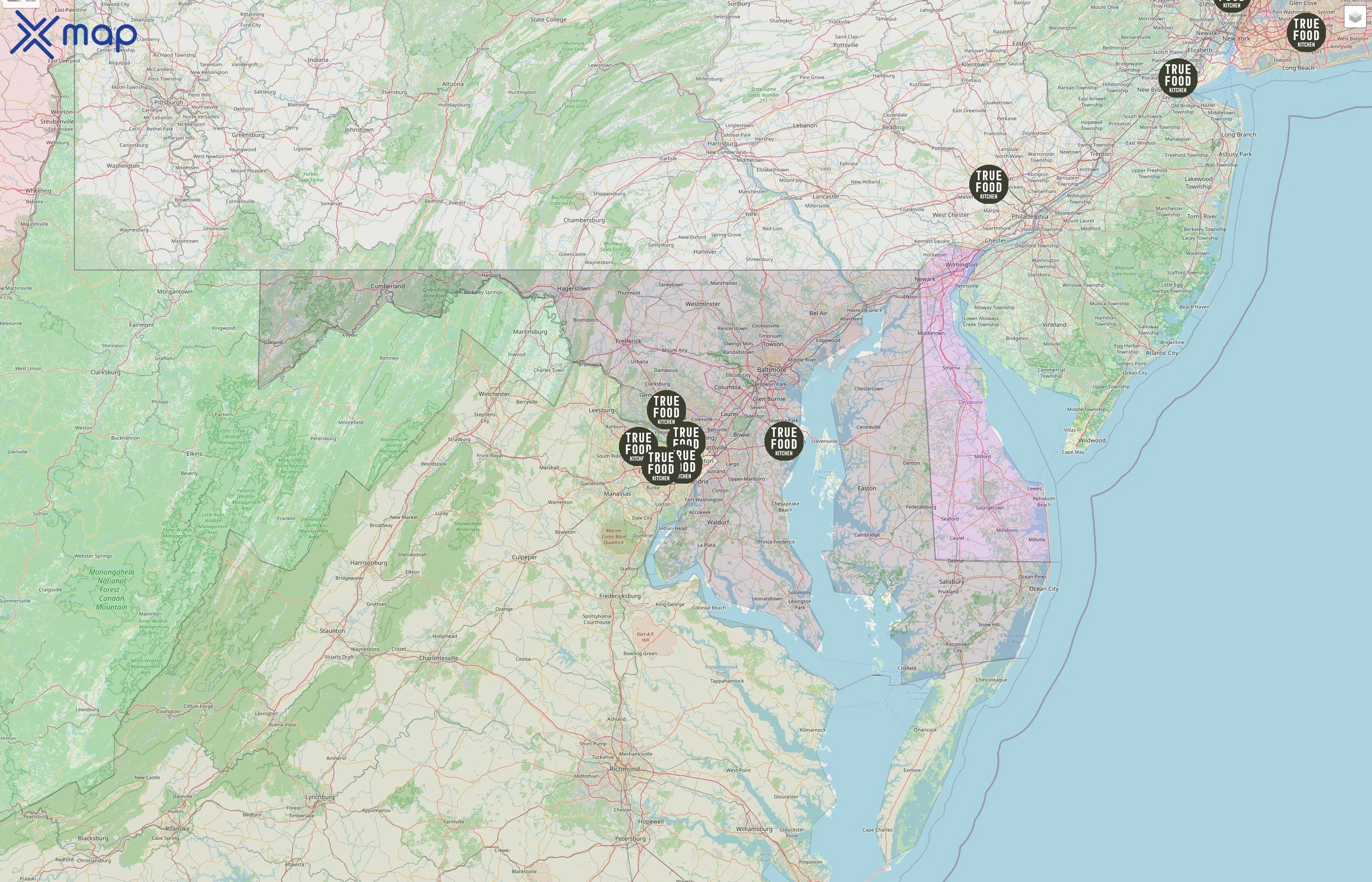 True Food Kitchen street hotspots