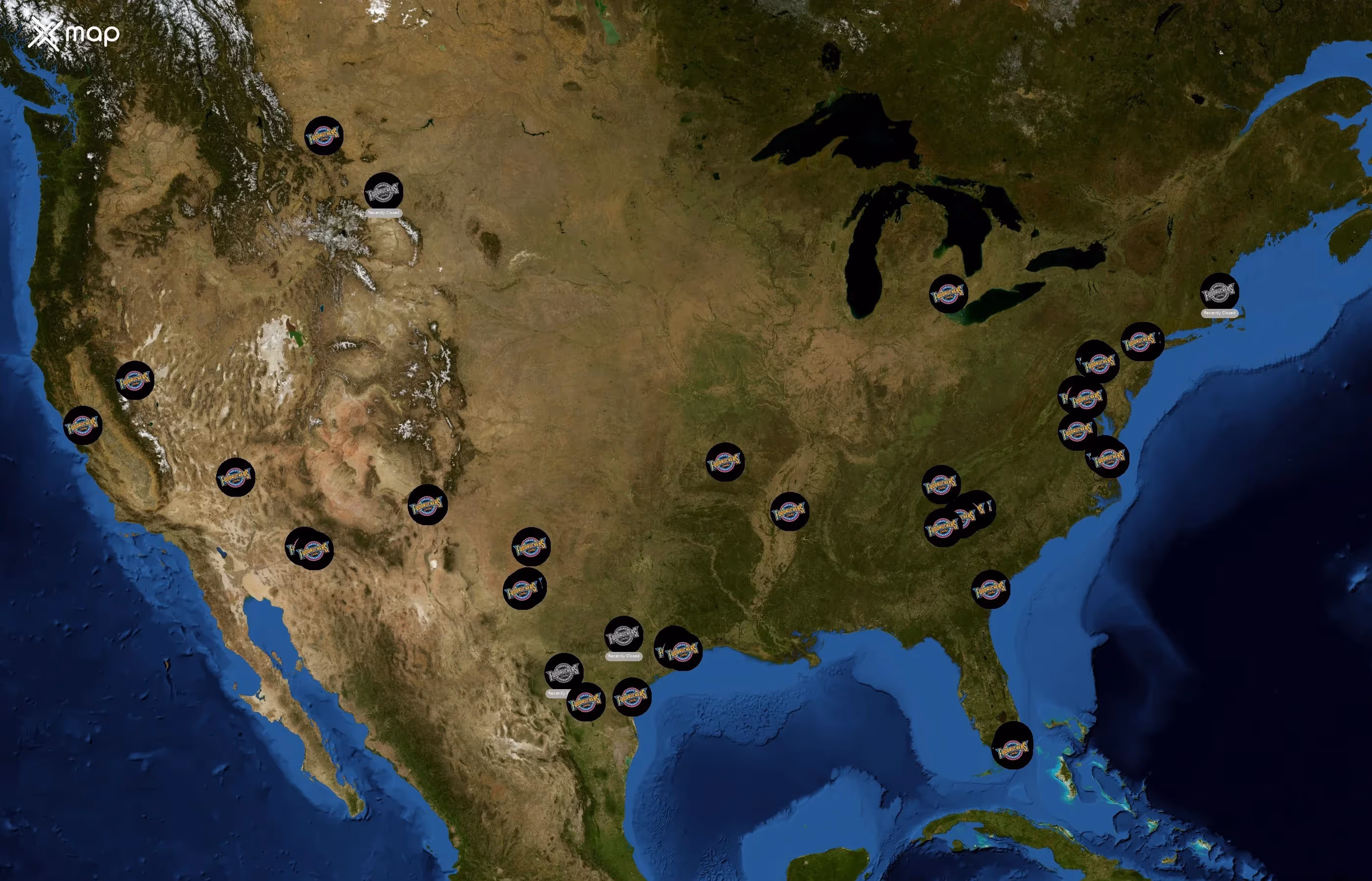 Fuddruckers state distribution
