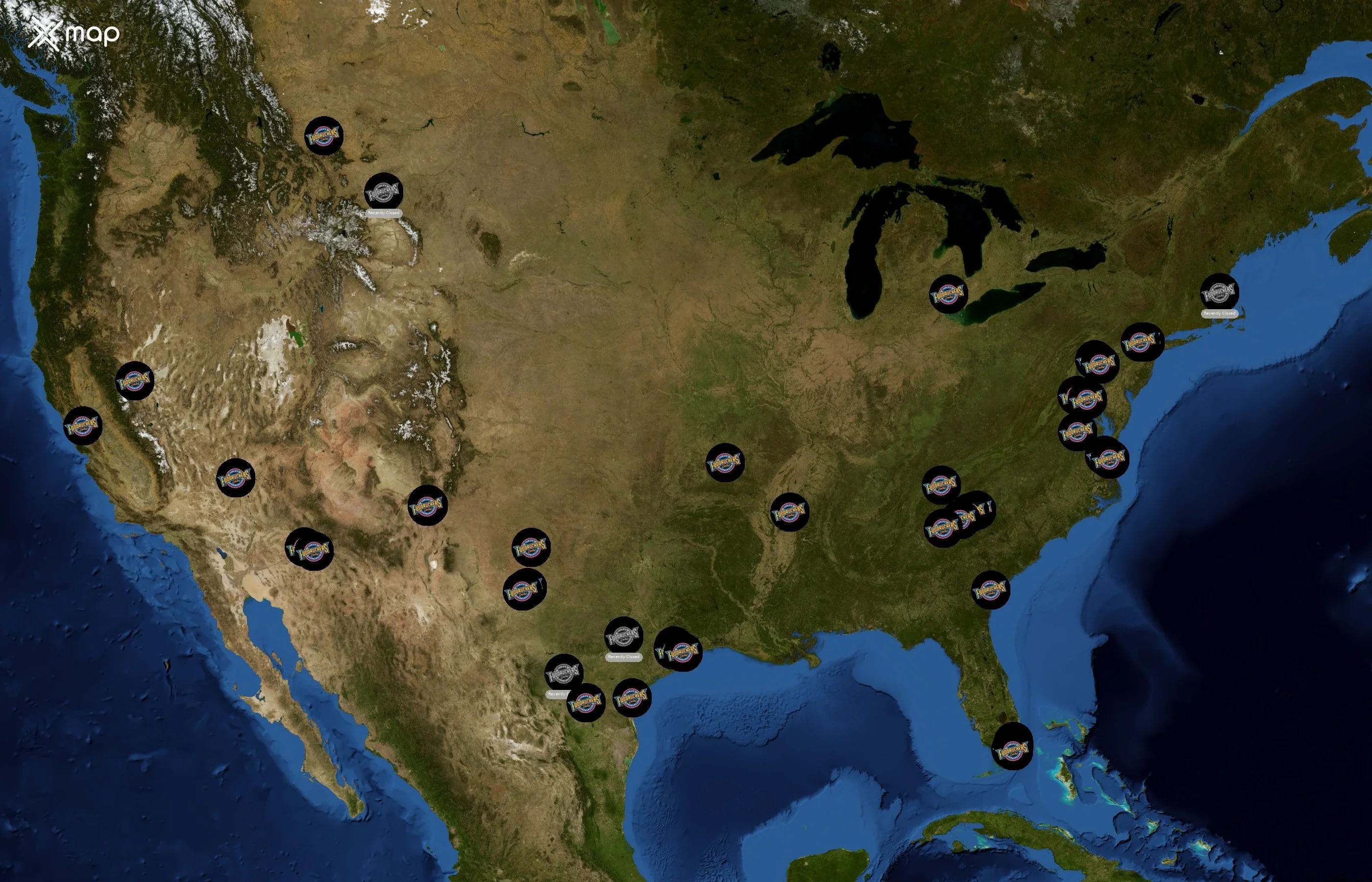 Fuddruckers state distribution