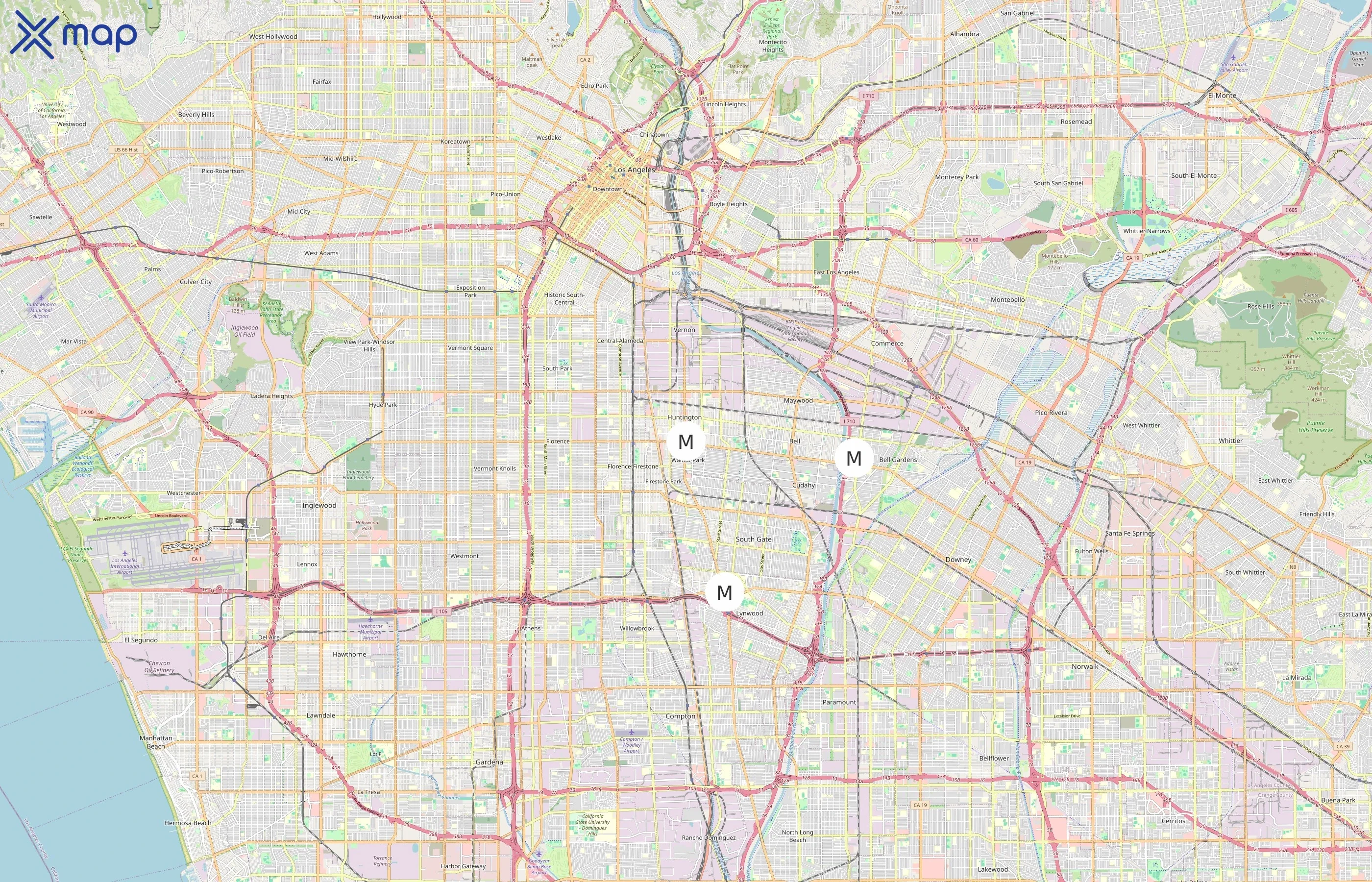 La Michoacana Plus area coverage