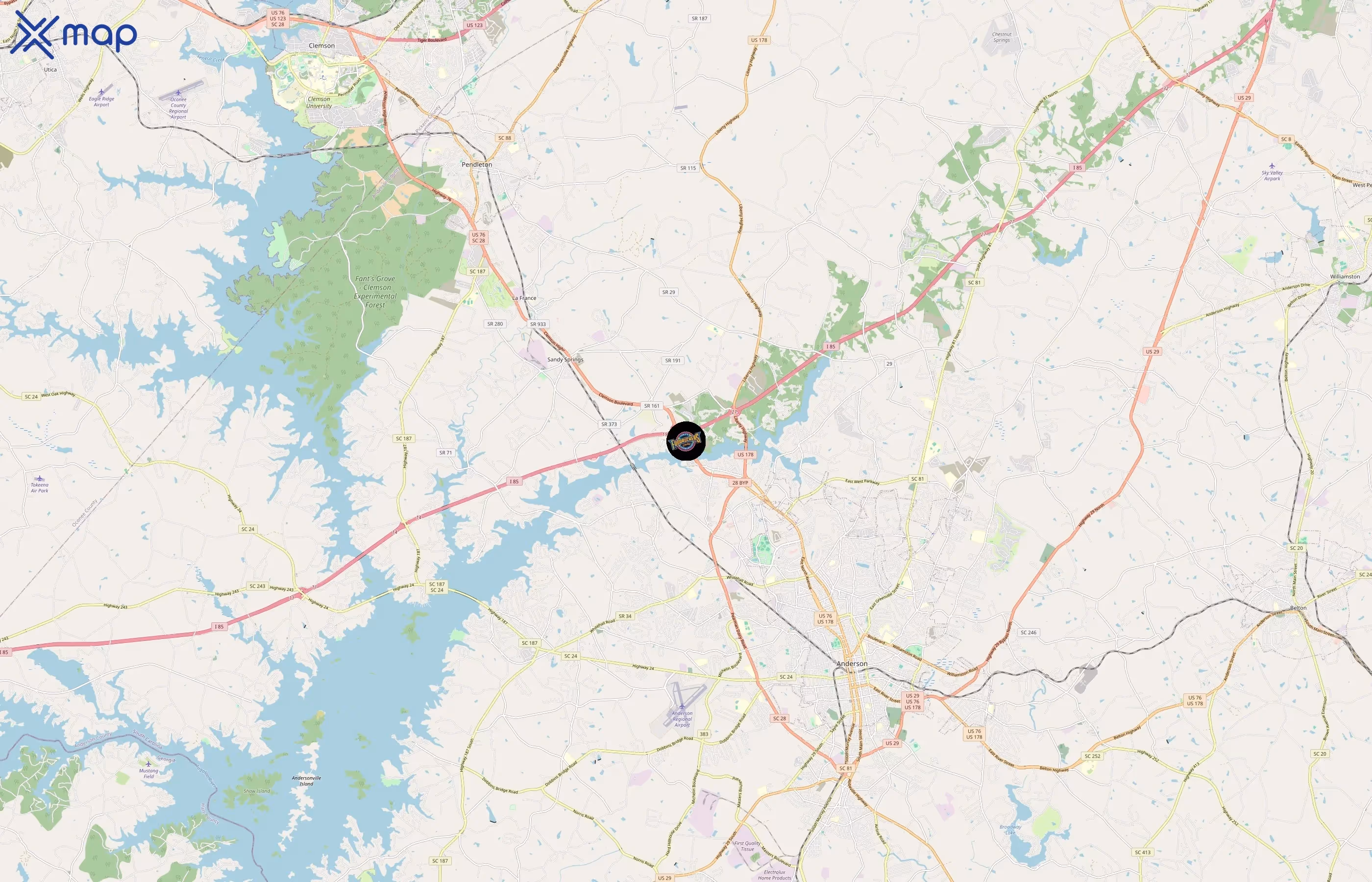 Fuddruckers area coverage